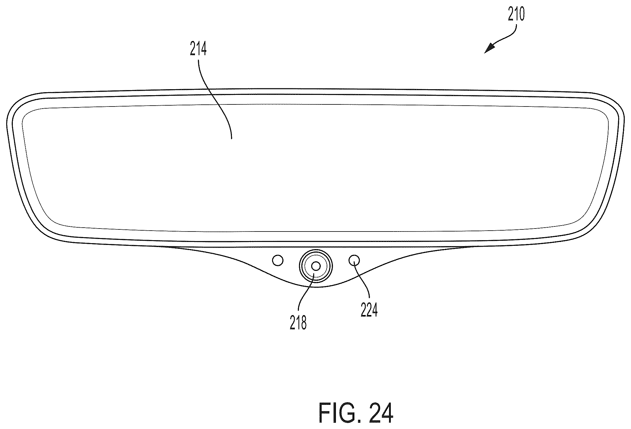 Patent US12508988 Figure 19 – Vehicular driver monitoring system with DMS camera at interior rearview mirror assembly