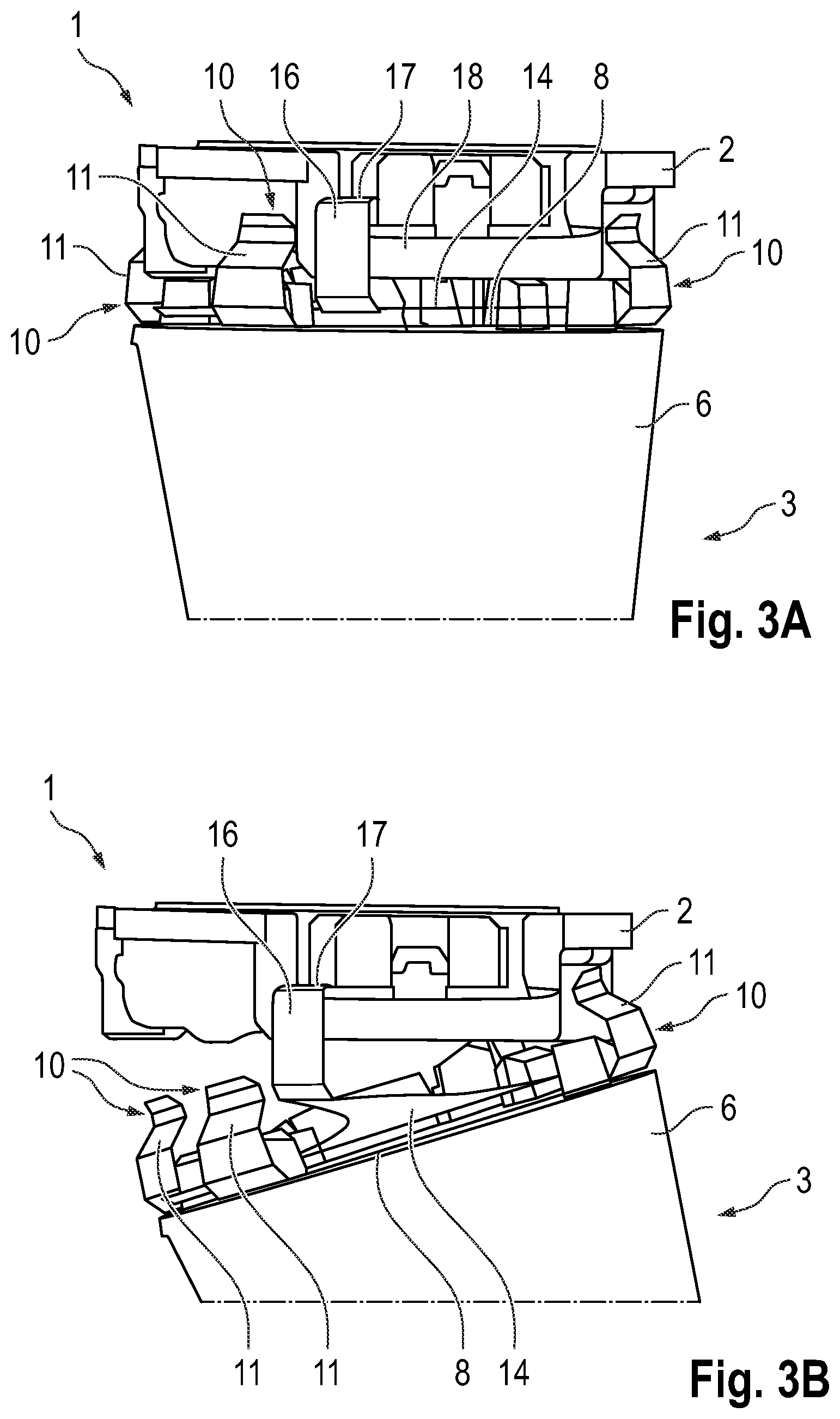 Patent US12508989 Figure 2 – Apparatus for attaching a rear-view mirror to the interior of a transportation vehicle and transportation vehicle