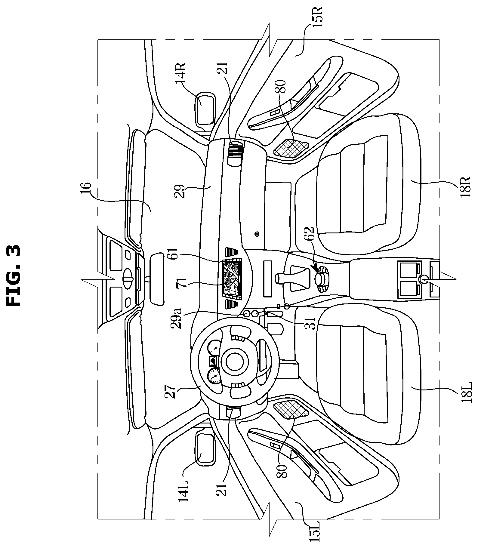 Patent US12508990 Figure 3 – Vehicle and method of controlling the same
