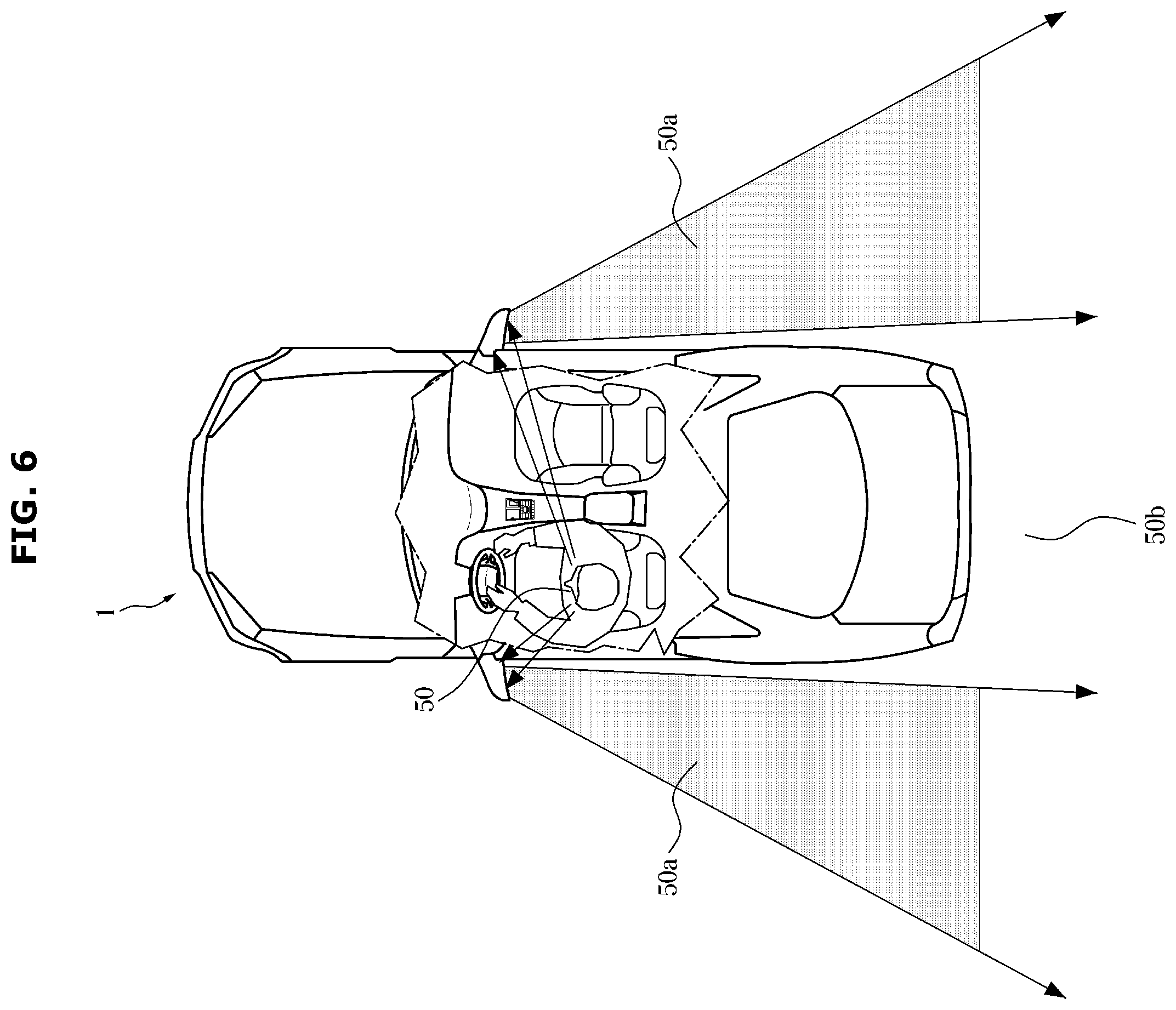 Patent US12508990 Figure 6 – Vehicle and method of controlling the same