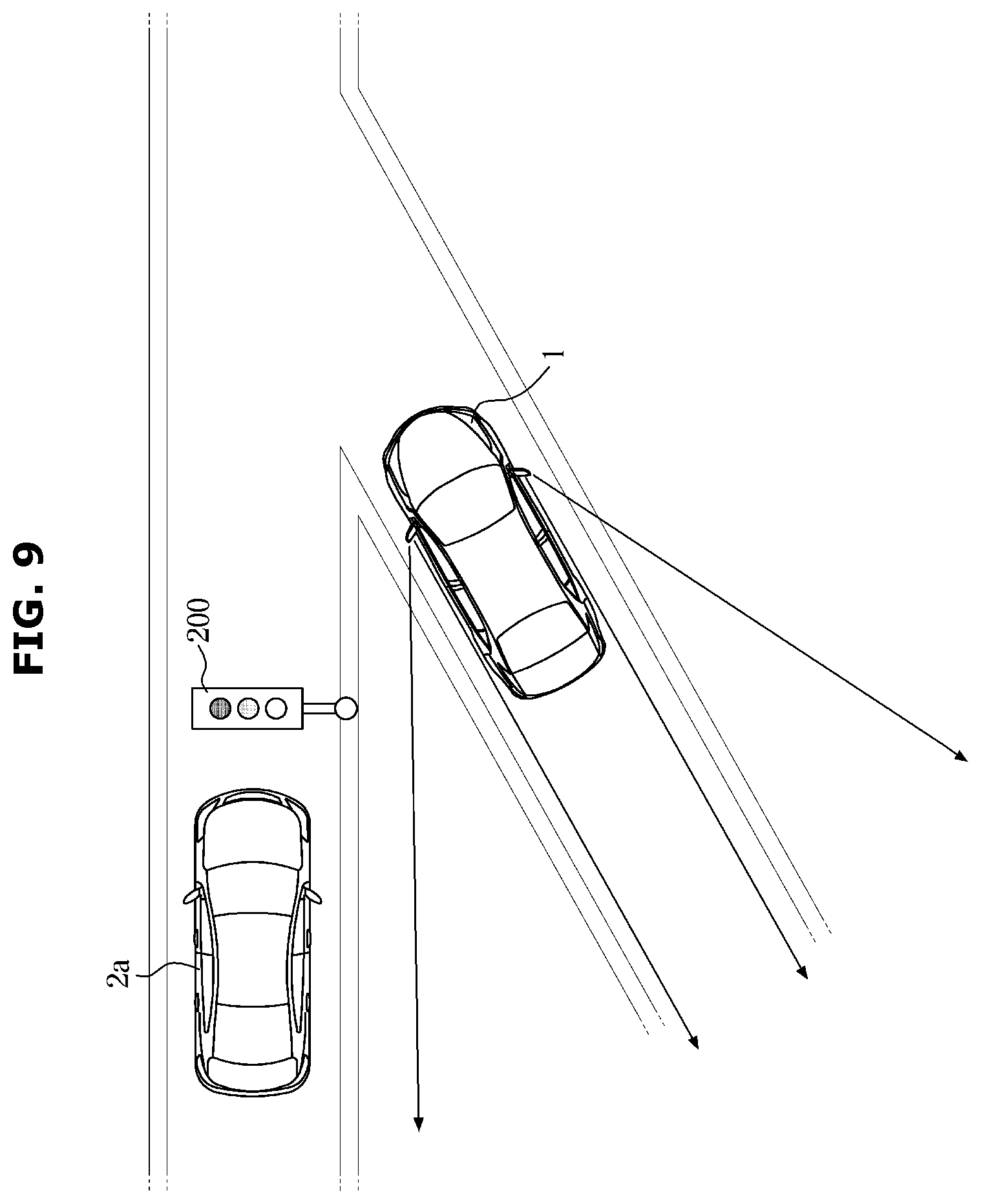 Patent US12508990 Figure 9 – Vehicle and method of controlling the same