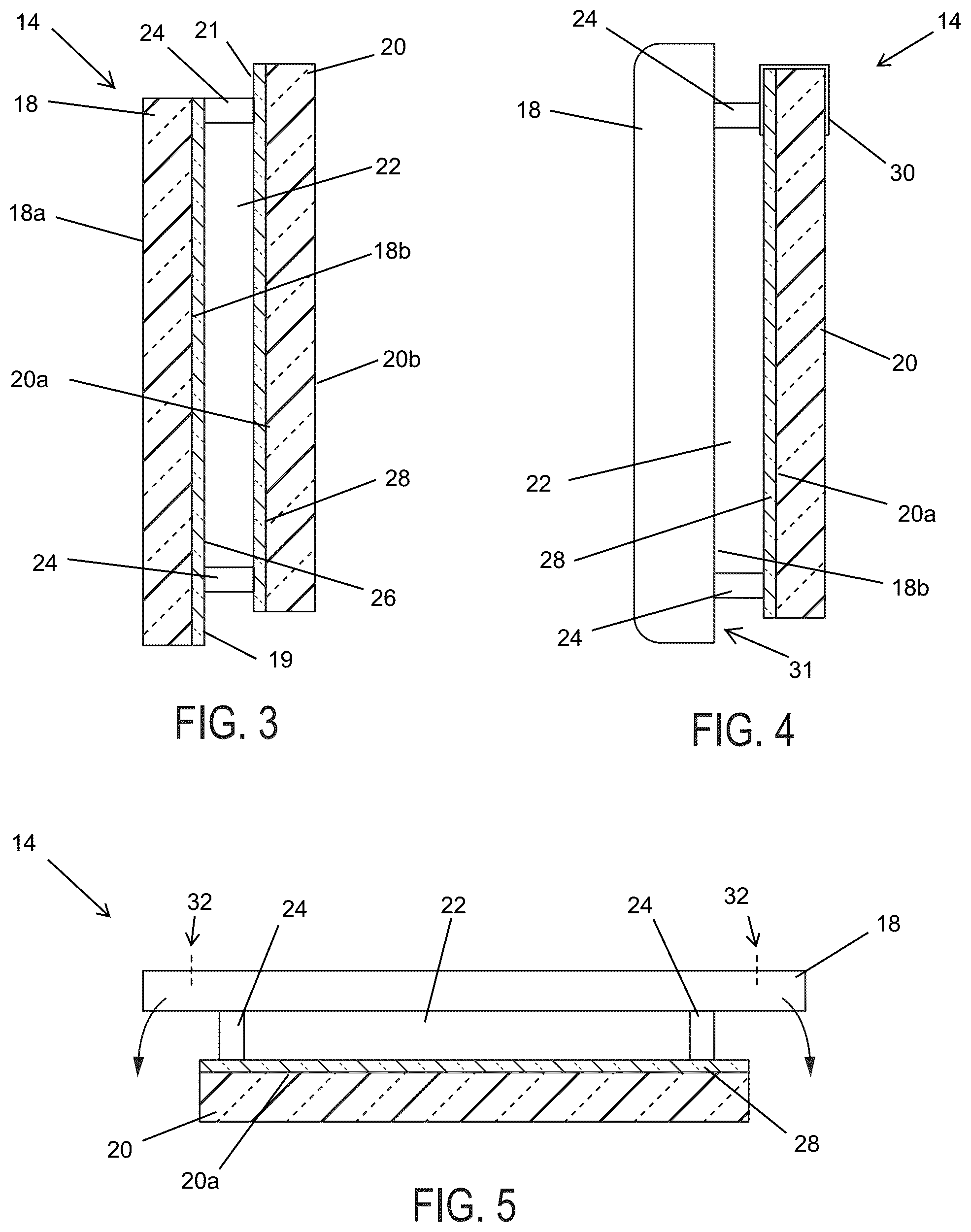 Patent US12508991 Figure 3 – Vehicular electrochromic mirror reflective element