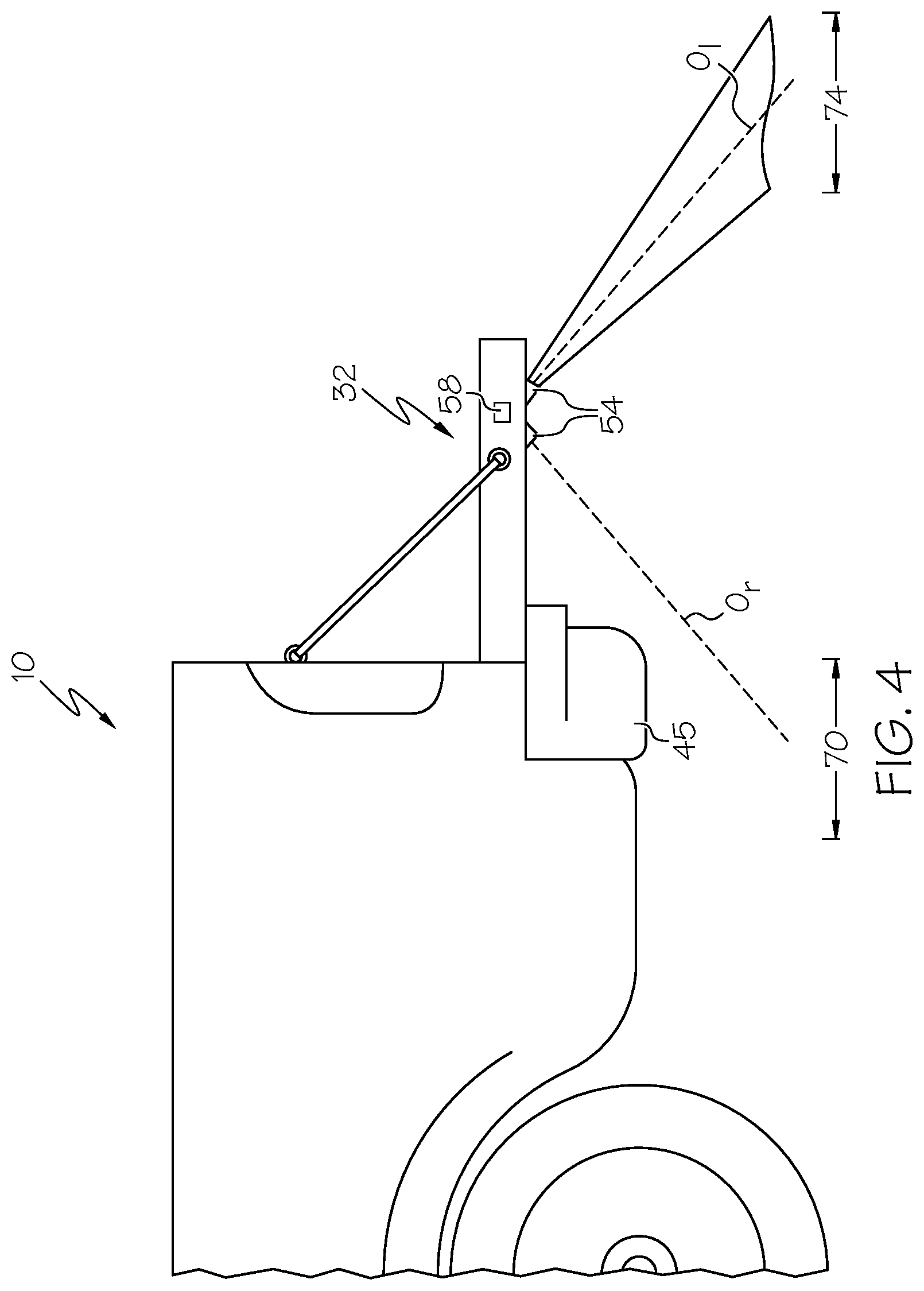 Patent US12508994 Figure 4 – Vehicles and systems for determining tailgate position using accelerometers