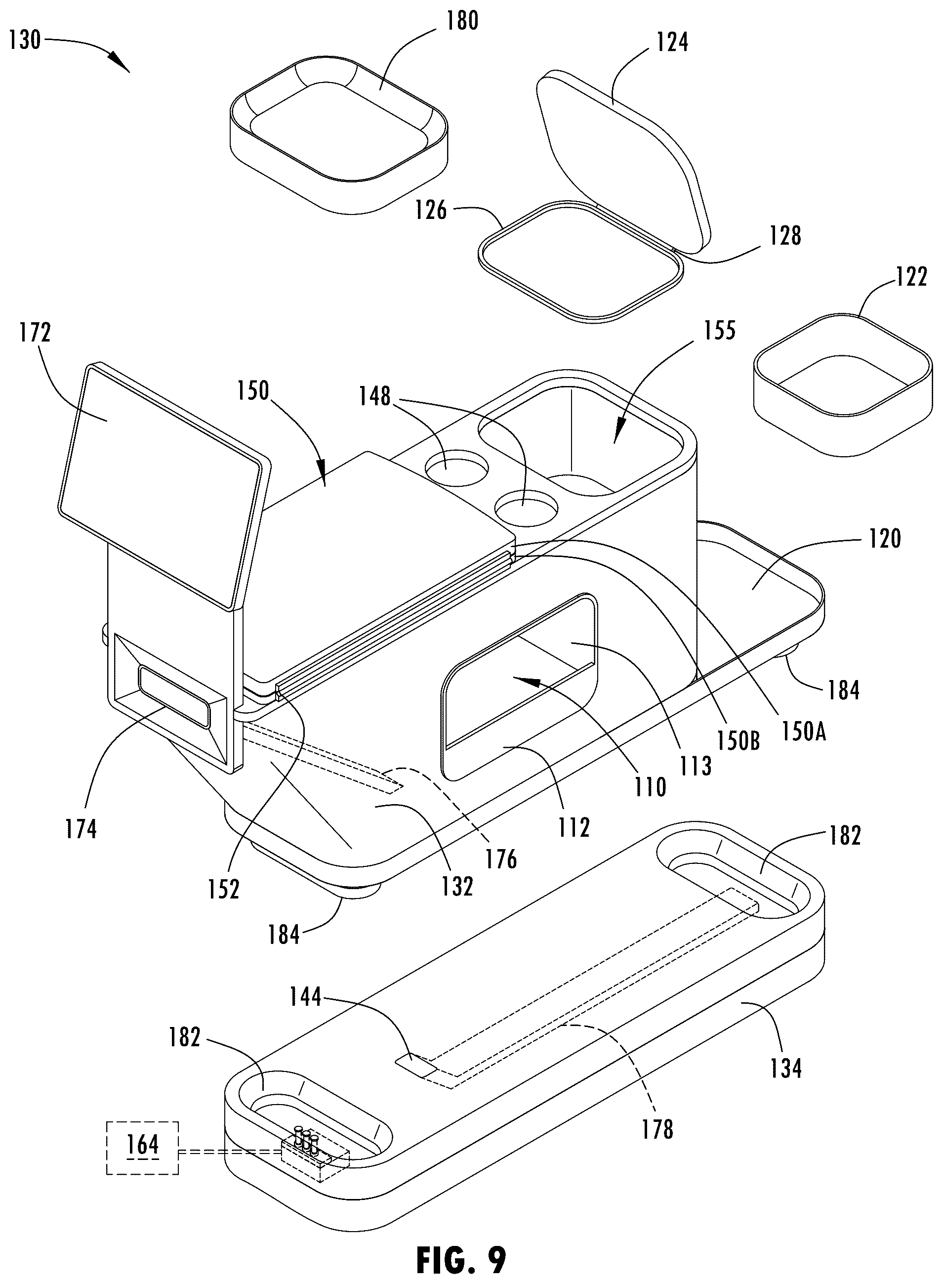 Patent US12508996 Figure 12 – Vehicle media console