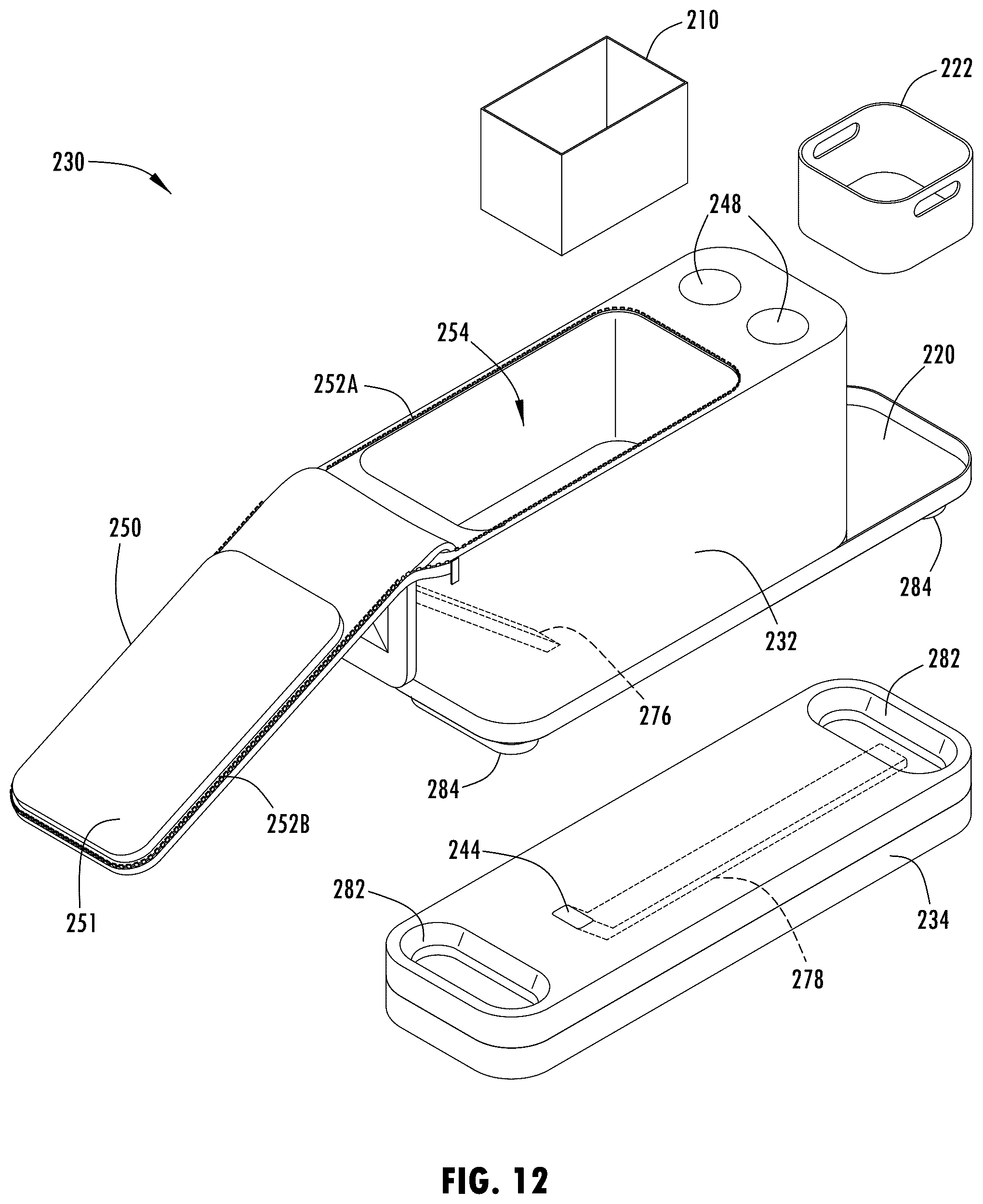 Patent US12508996 Figure 16 – Vehicle media console