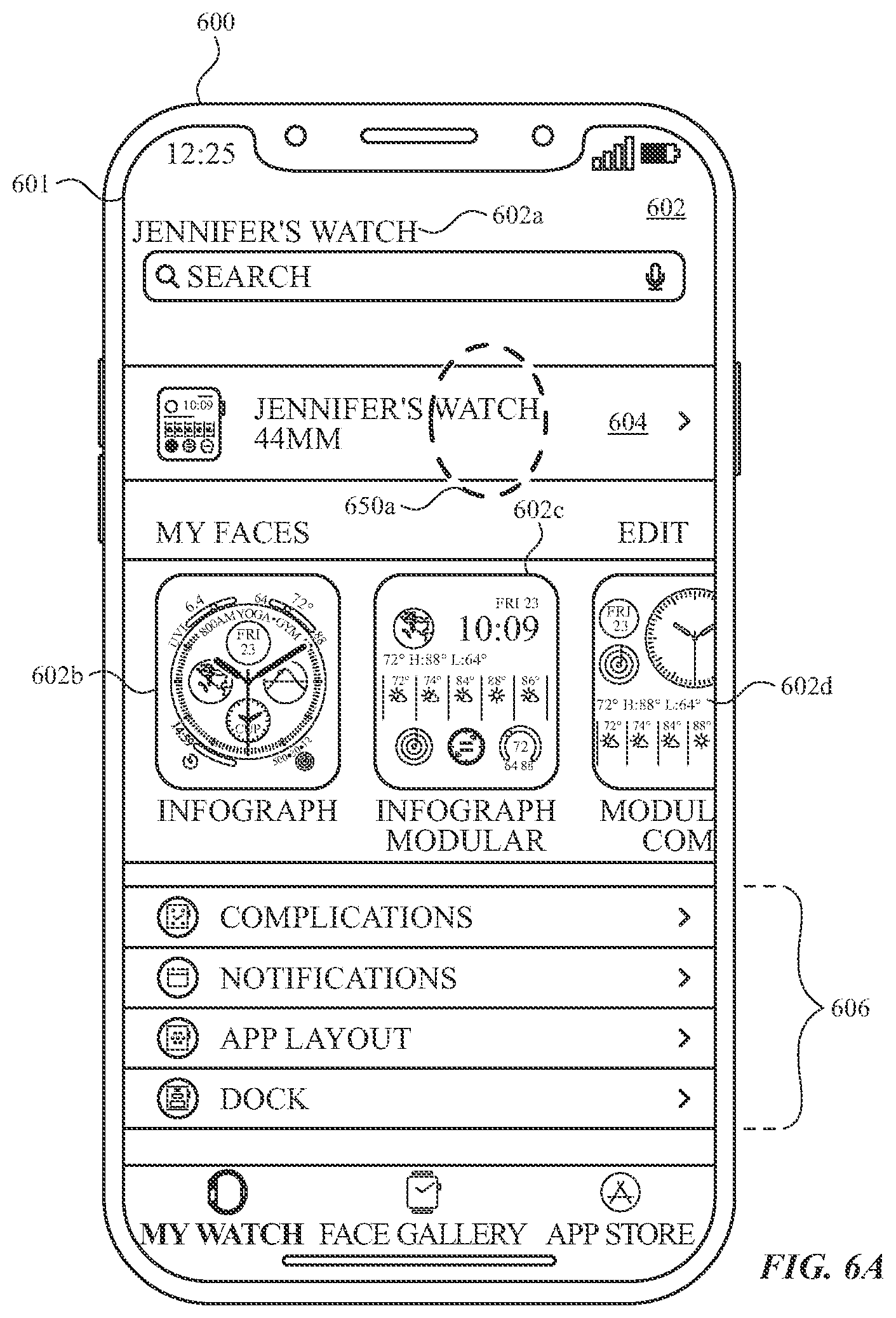 Patent US12511021 Figure 15 – Device management user interface