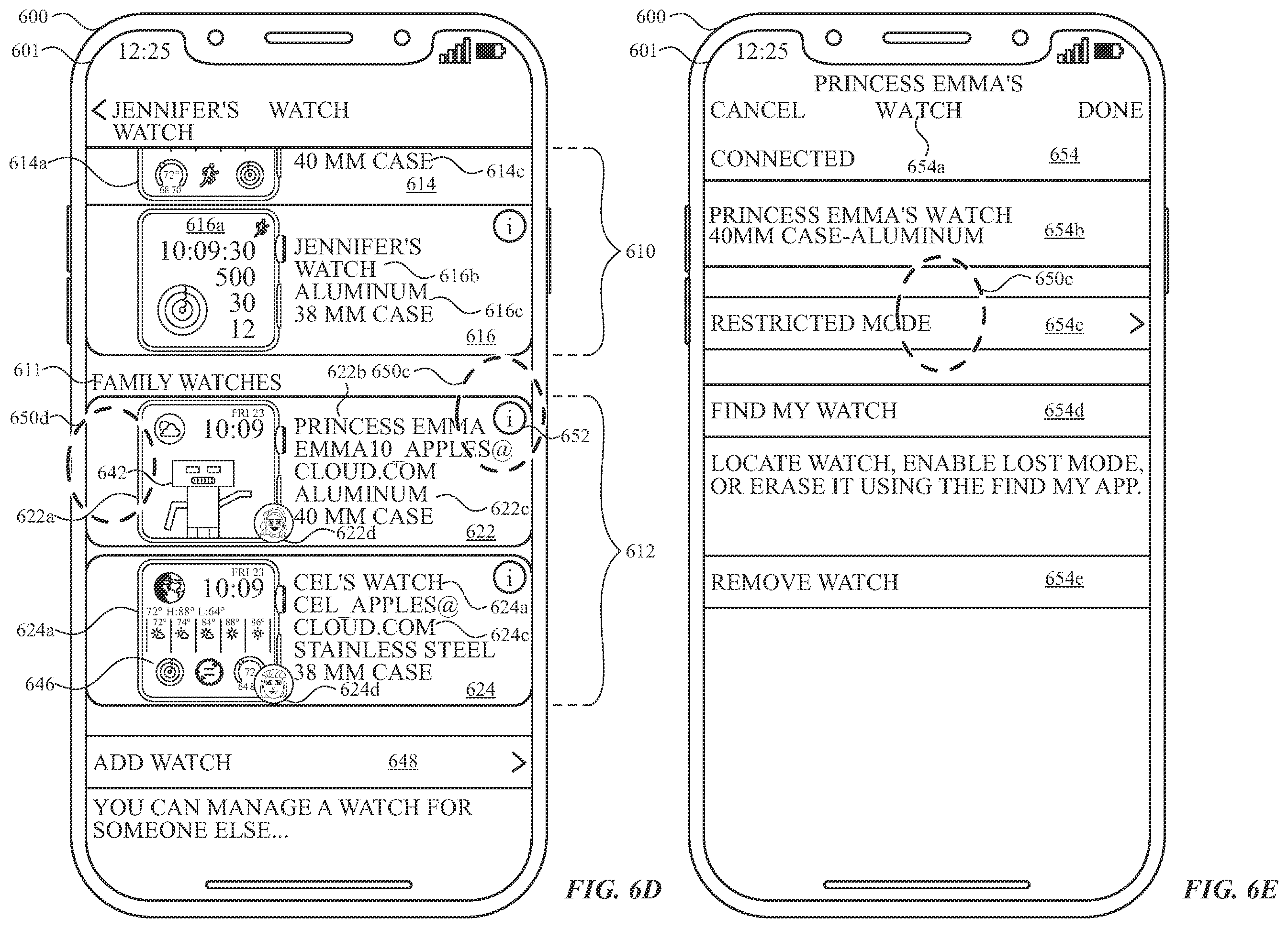 Patent US12511021 Figure 18 – Device management user interface