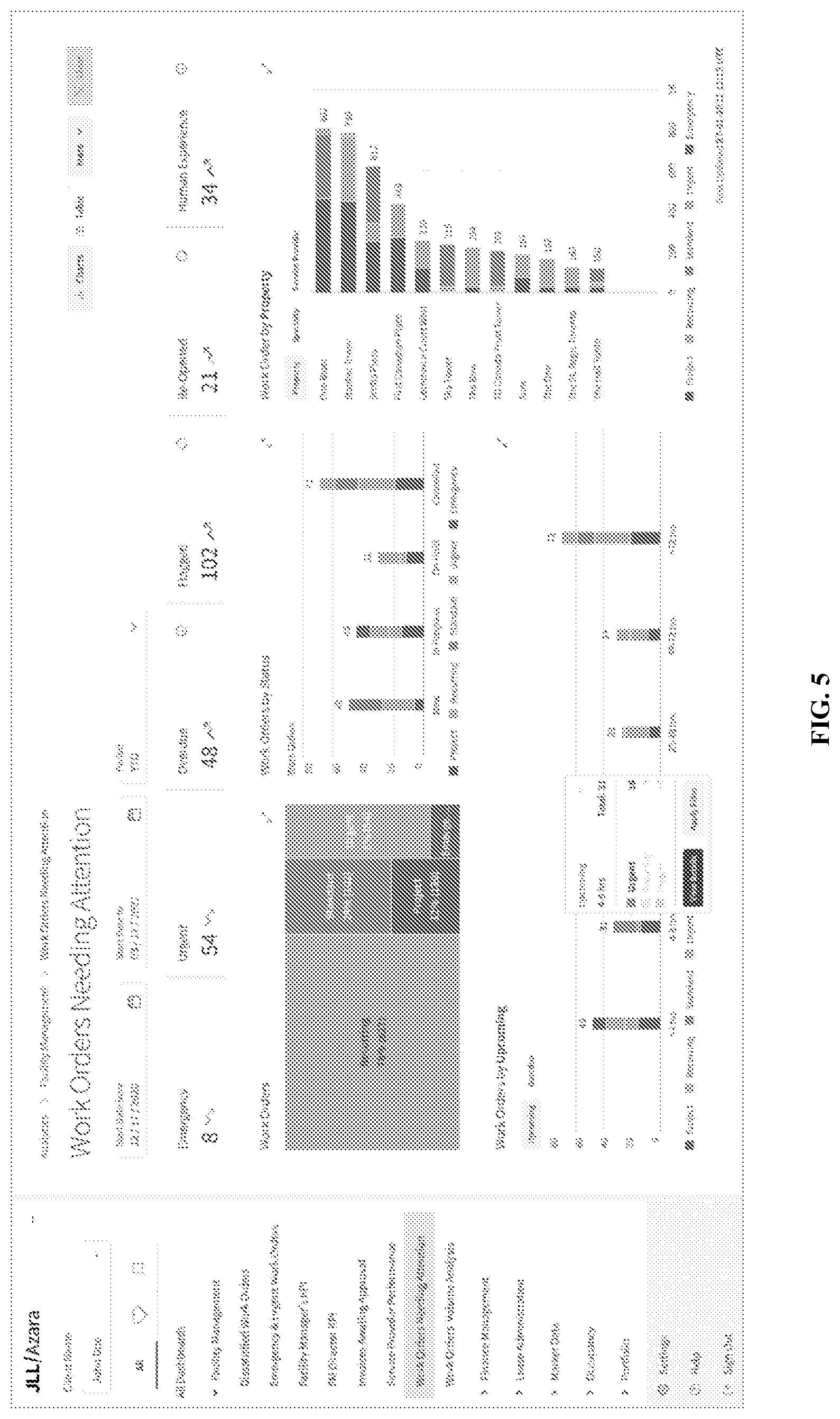 Patent US12511022 Figure 5 – Methods for facilitating access and customizable interaction with data via a customized graphical user interface and devices thereof