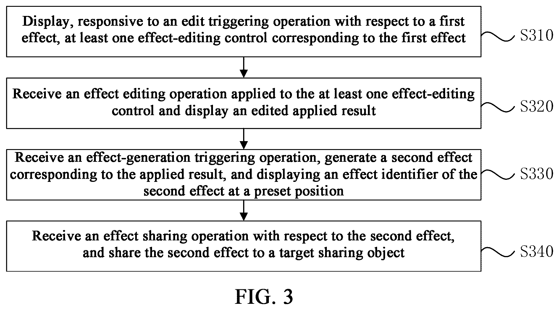 Patent US12511027 Figure 2 – Effect processing method, apparatus, electronic device, and storage medium