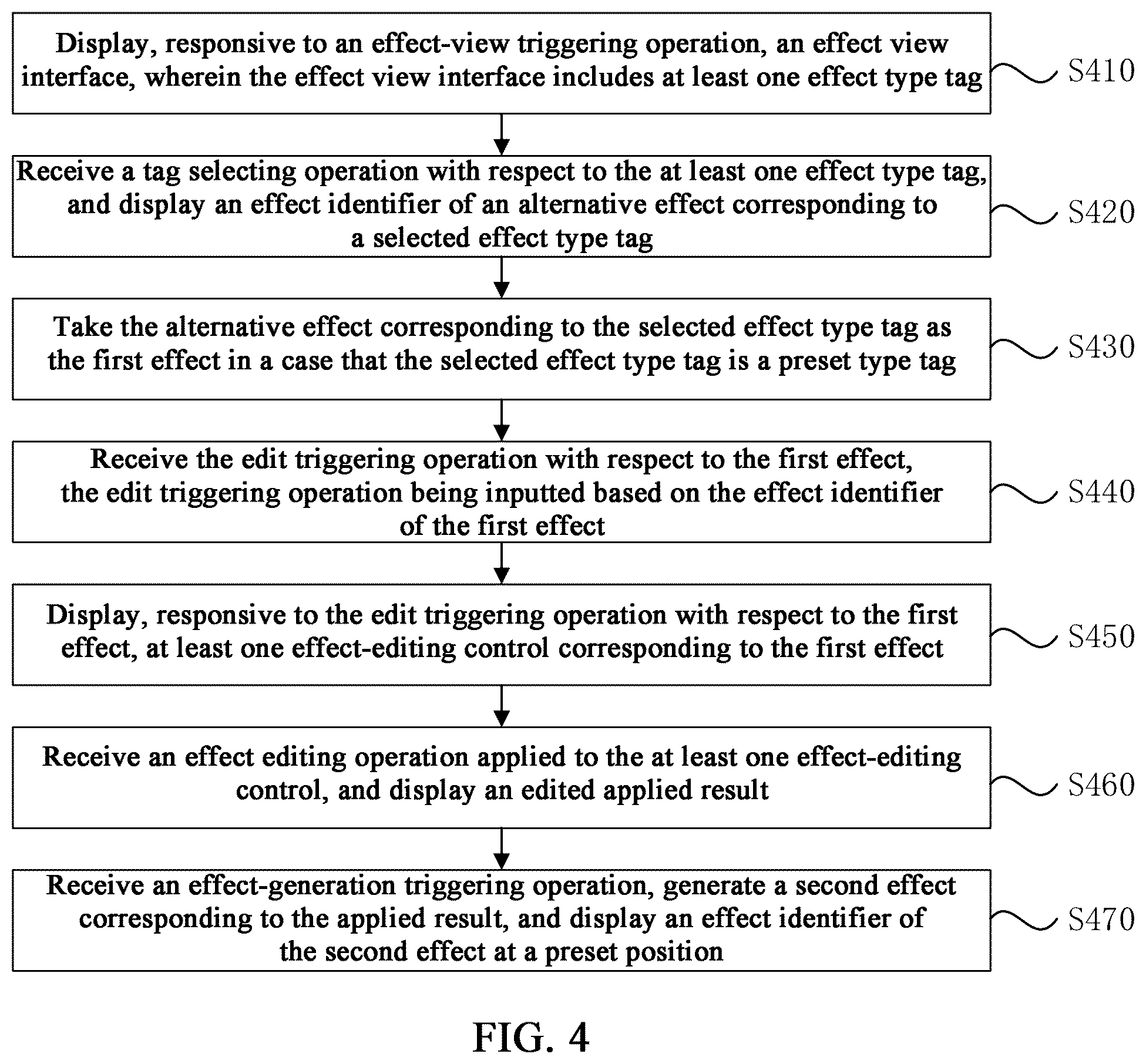 Patent US12511027 Figure 3 – Effect processing method, apparatus, electronic device, and storage medium
