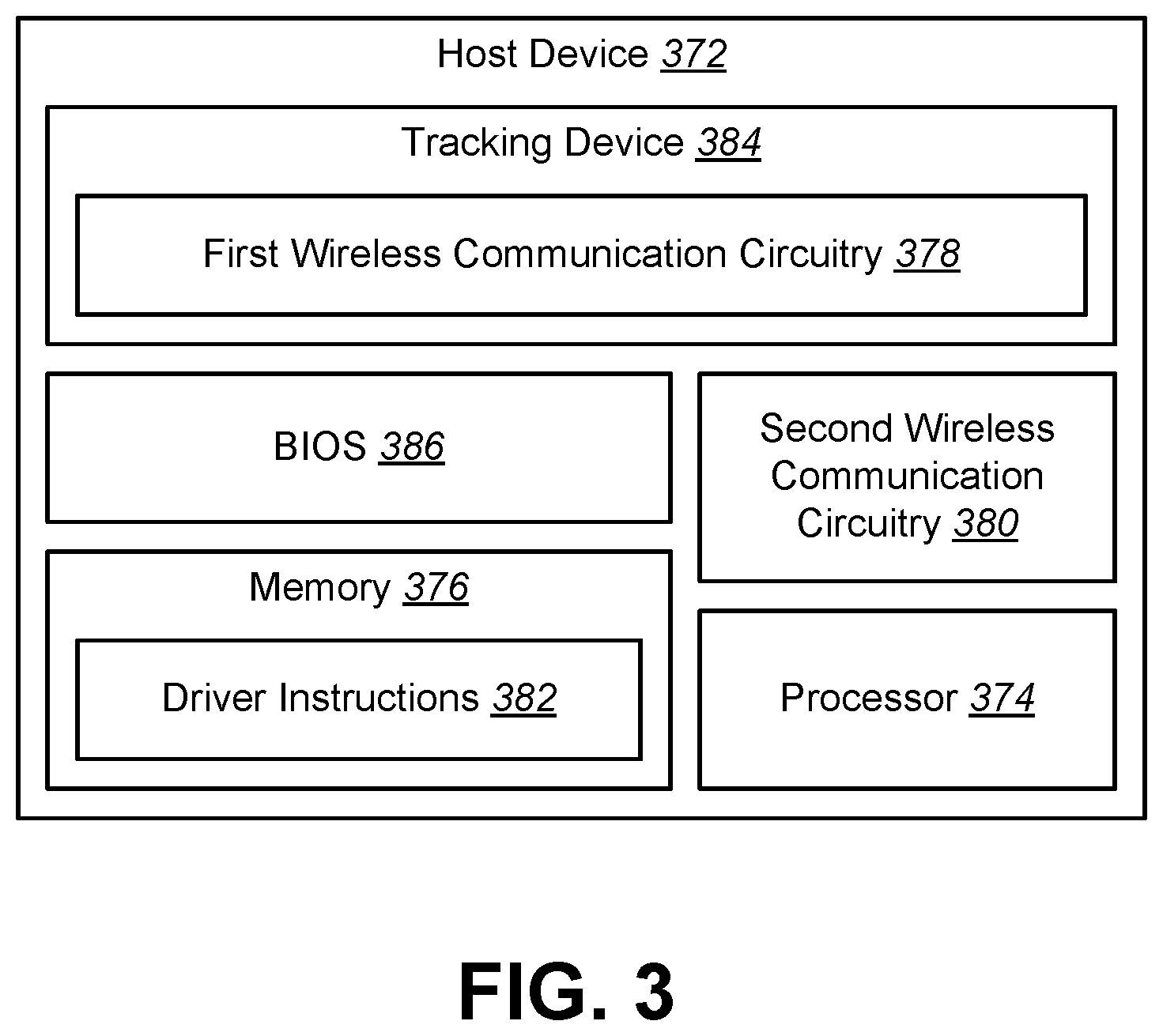 Patent US12511130 Figure 3 – Tracking device user account information