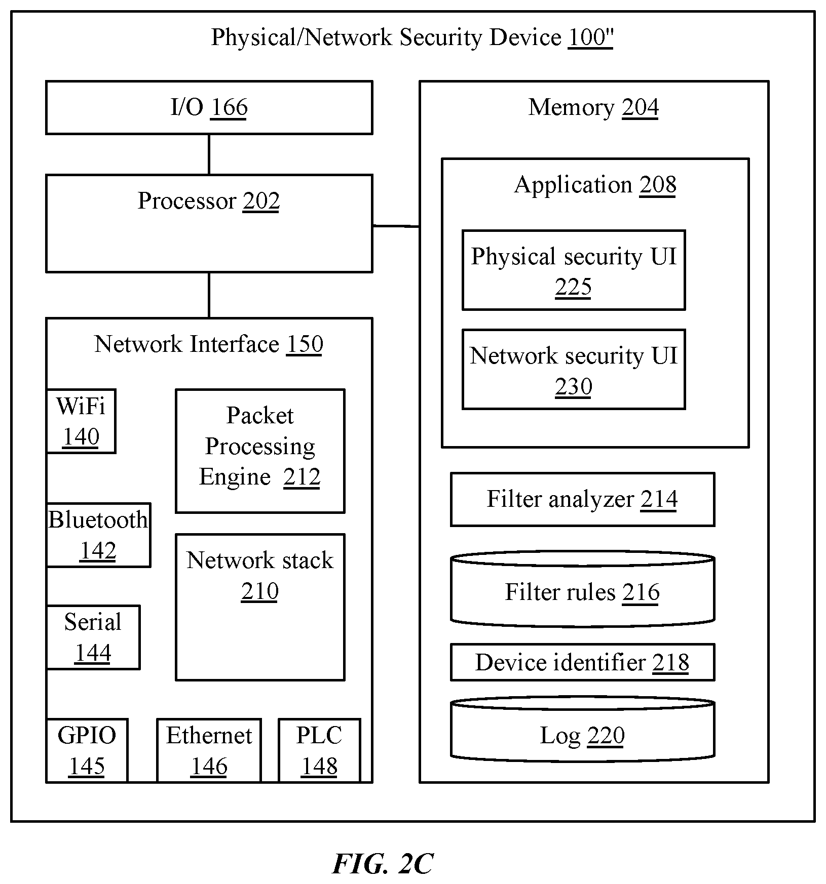 Patent US12511146 Figure 4 – Combined network and physical security appliance