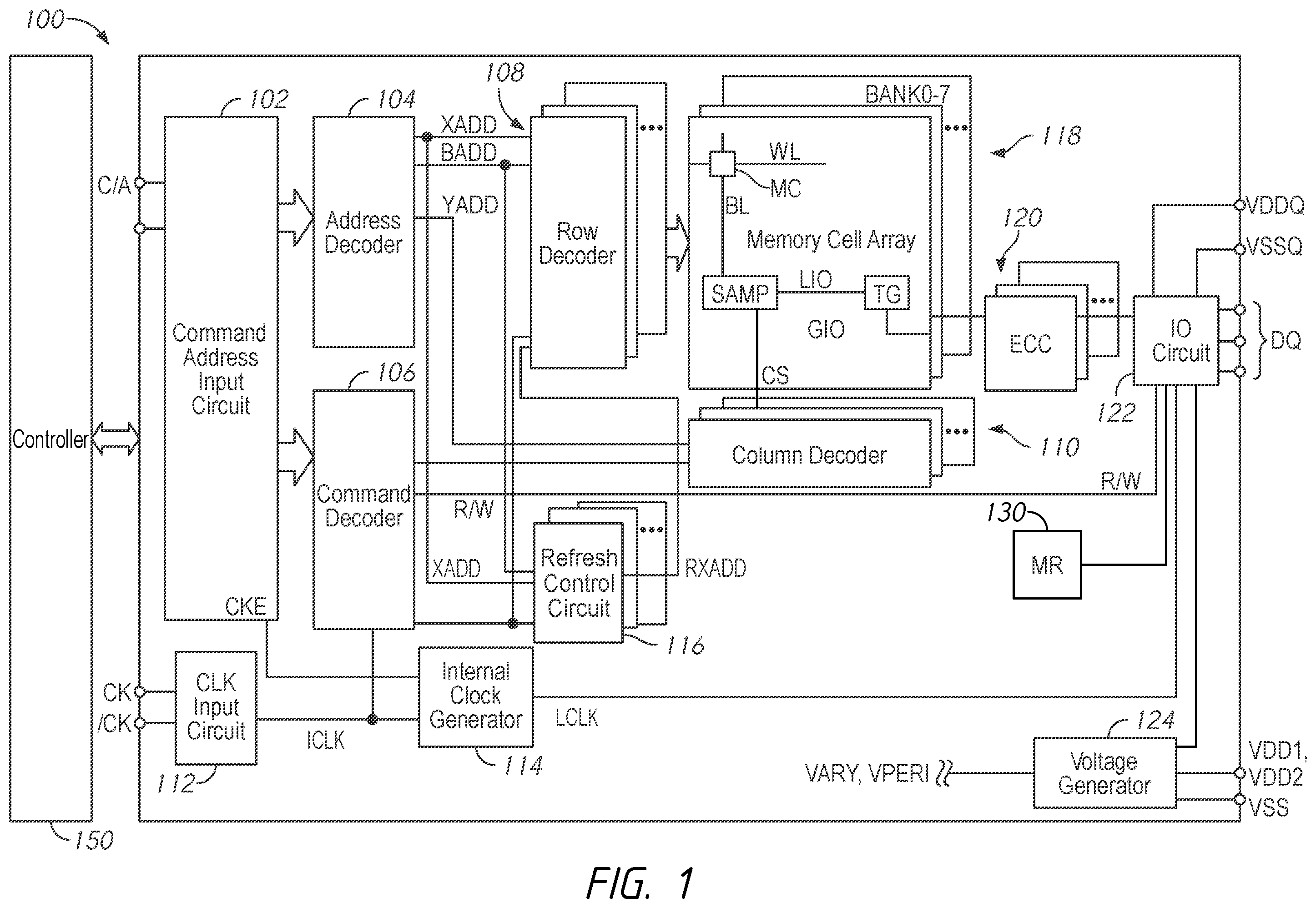 Patent US12511191 Figure 1 – Apparatuses and methods for enhanced metadata support