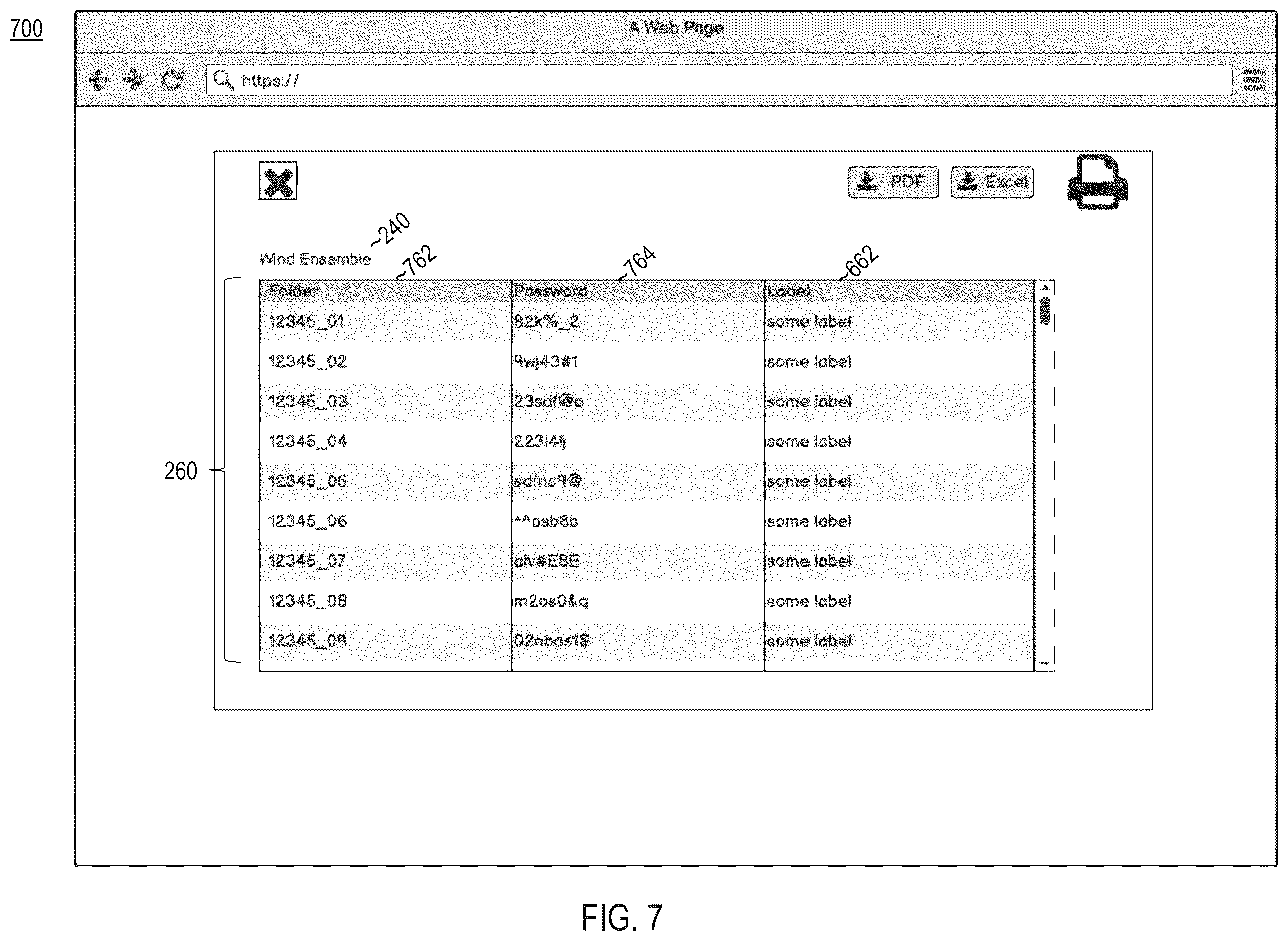 Patent US12511352 Figure 7 – Sheet music distribution system