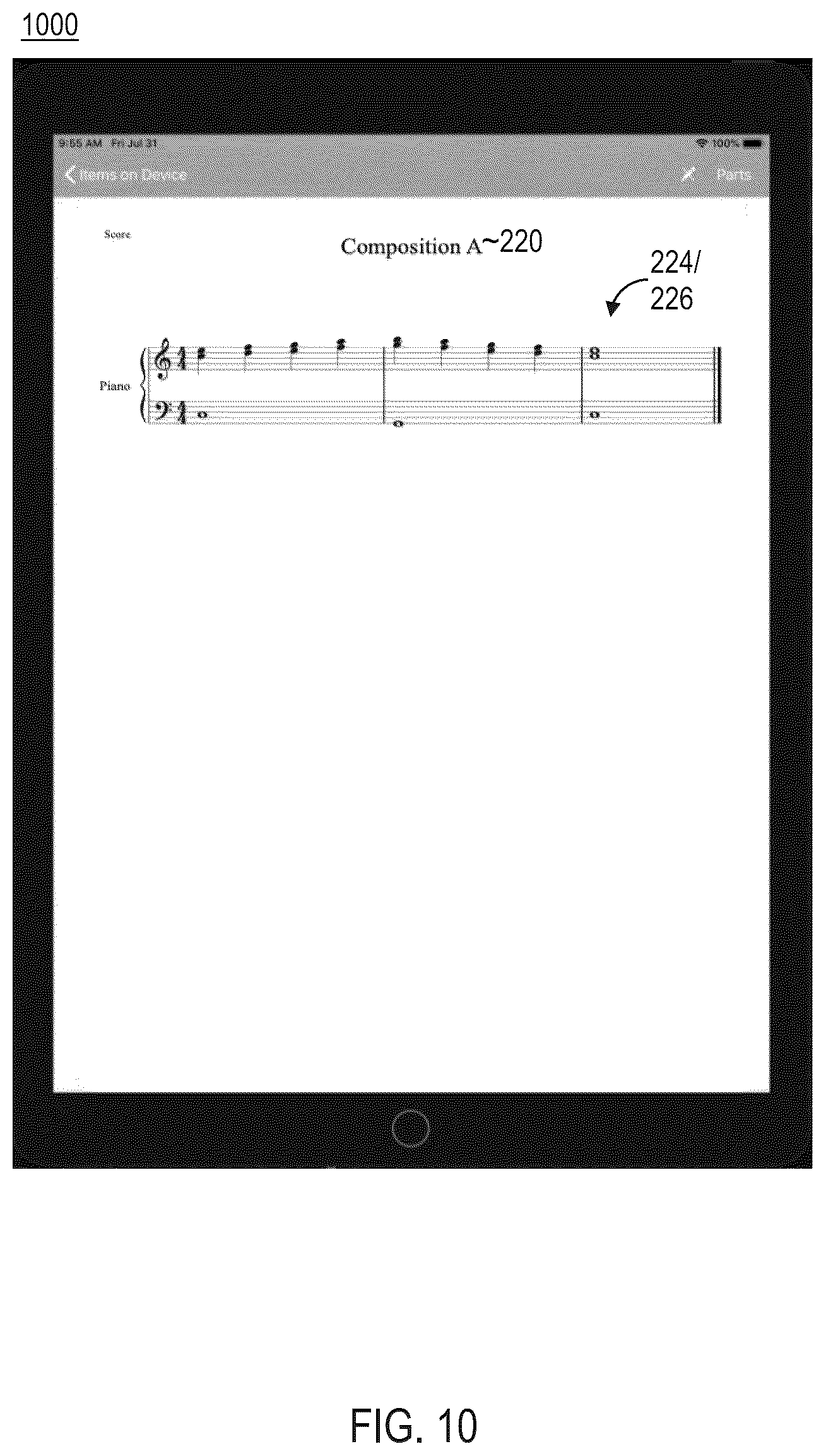 Patent US12511352 Figure 10 – Sheet music distribution system