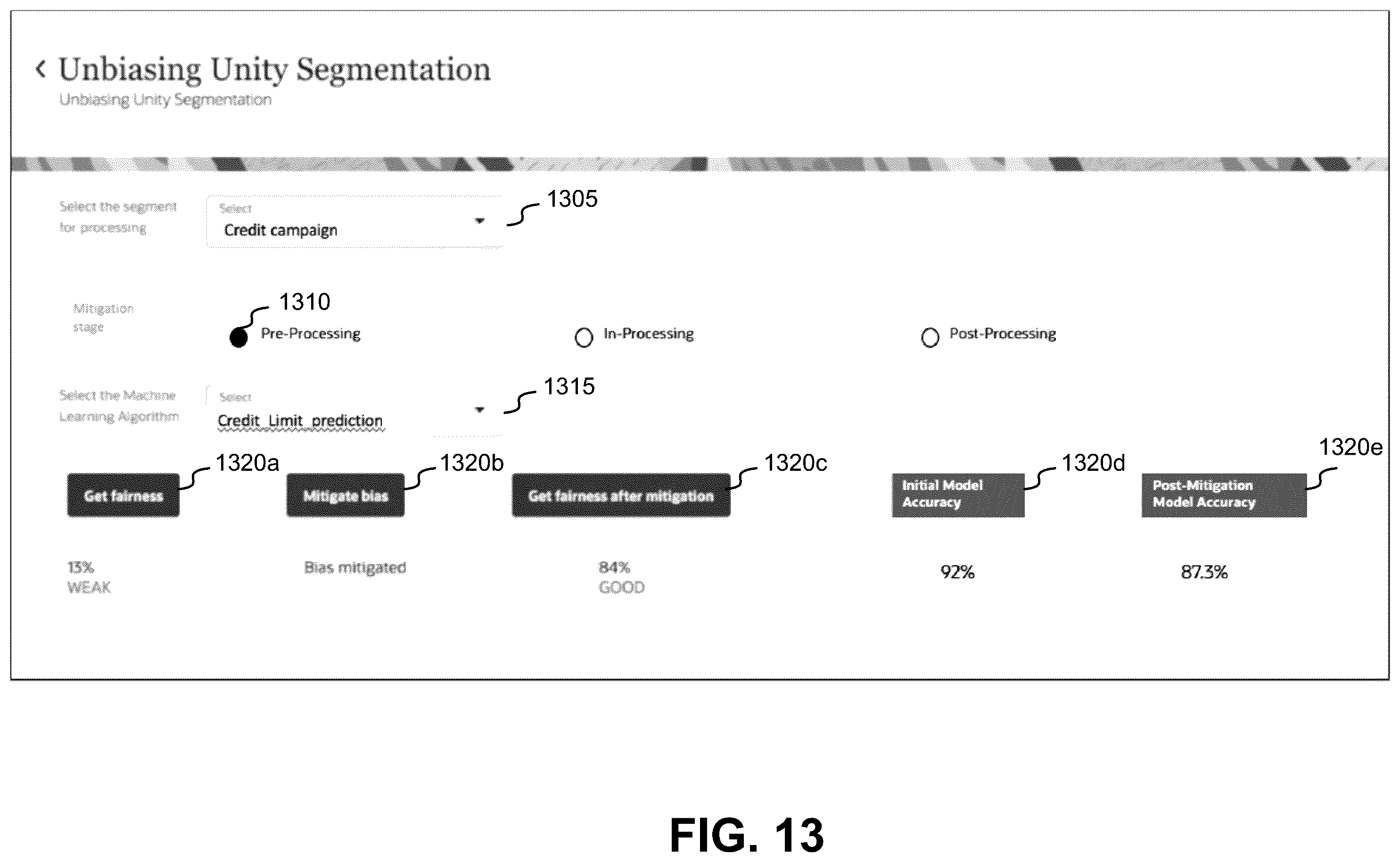 Patent US12511555 Figure 14 – Systems and methods for de-biasing campaign segmentation using machine learning