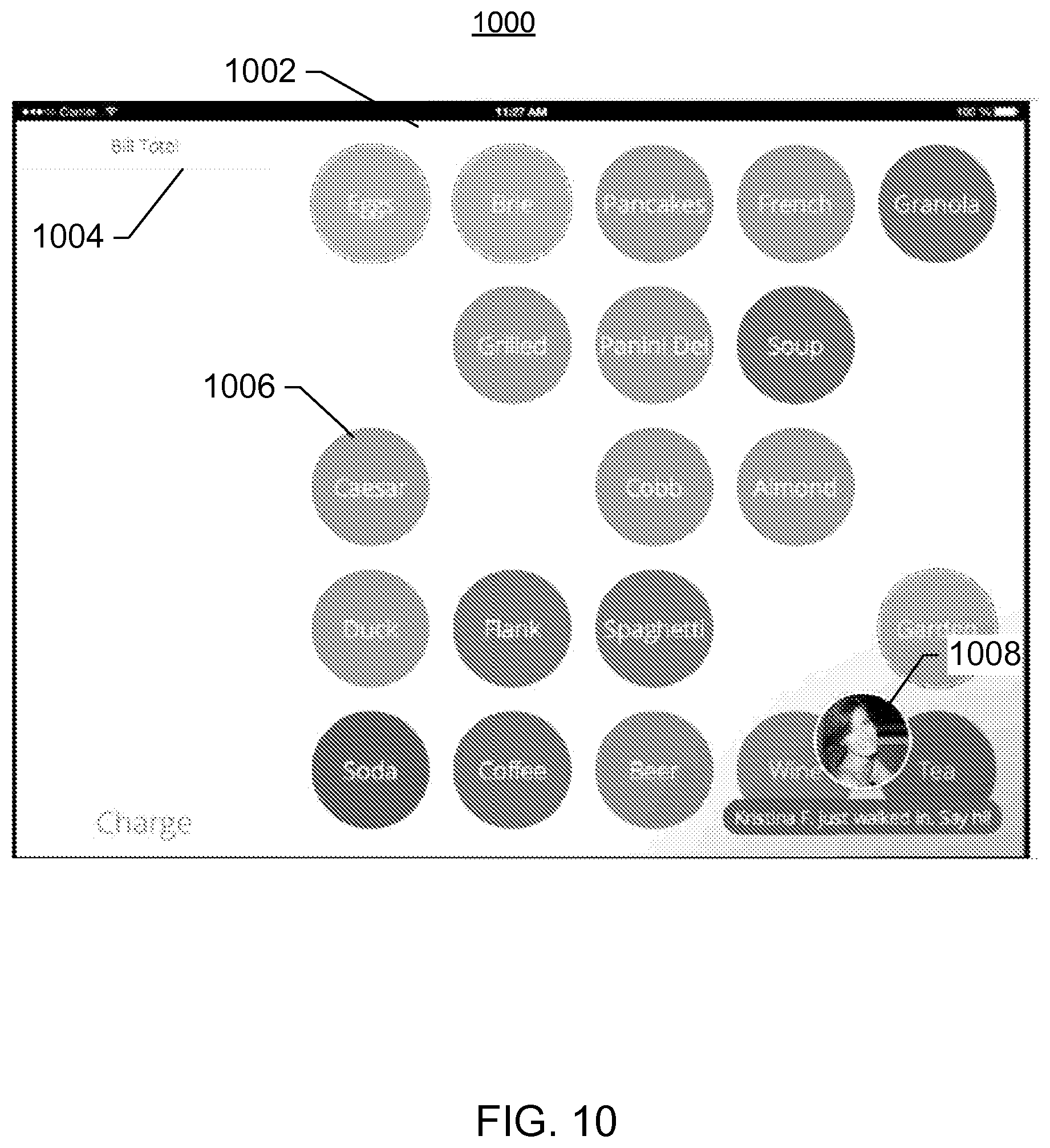 Patent US12511665 Figure 10 – Beacon-based device location interface
