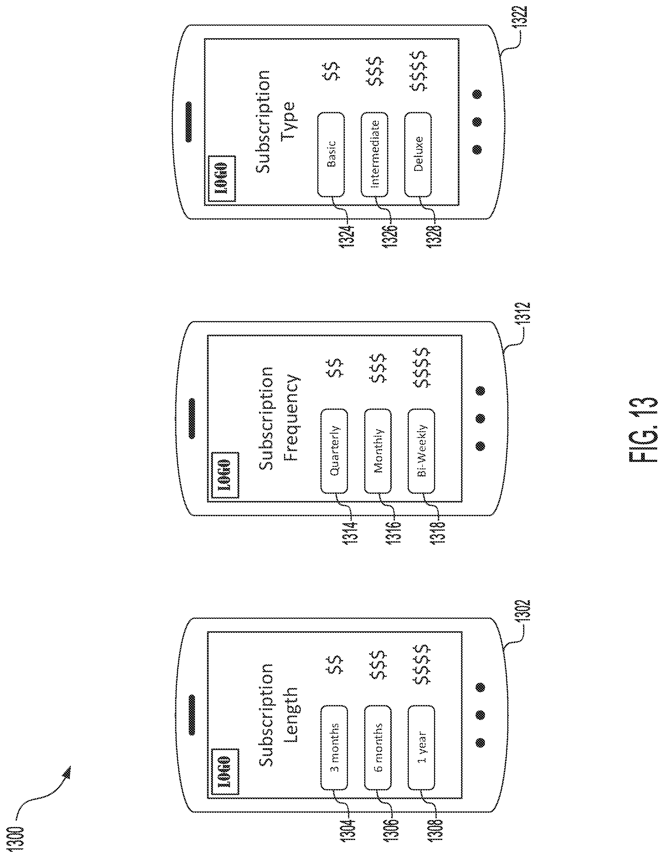 Patent US12511681 Figure 13 – Systems and methods for predictive gift subscriptions