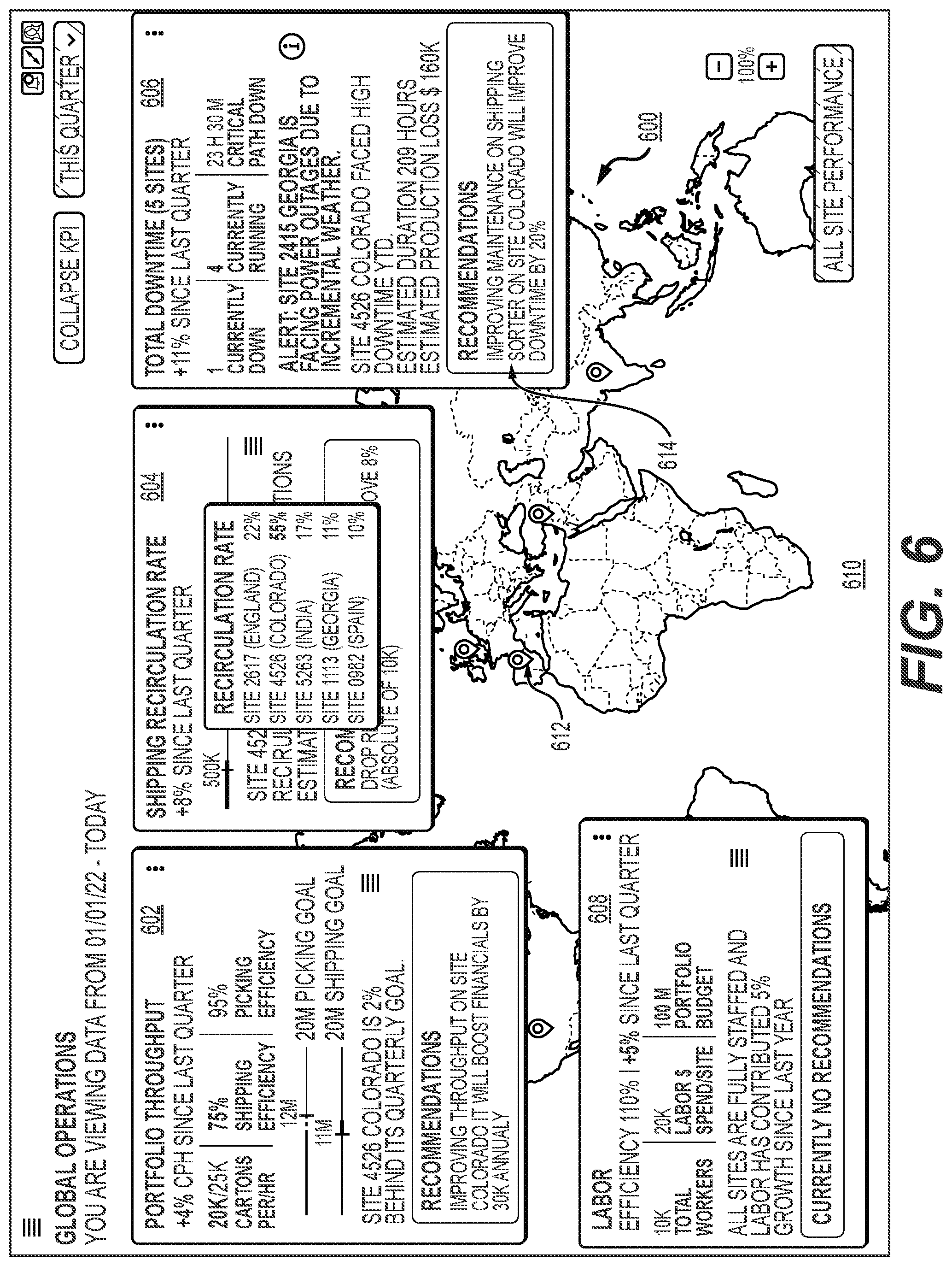 Patent US12511693 Figure 6 – Systems and methods for global operations display