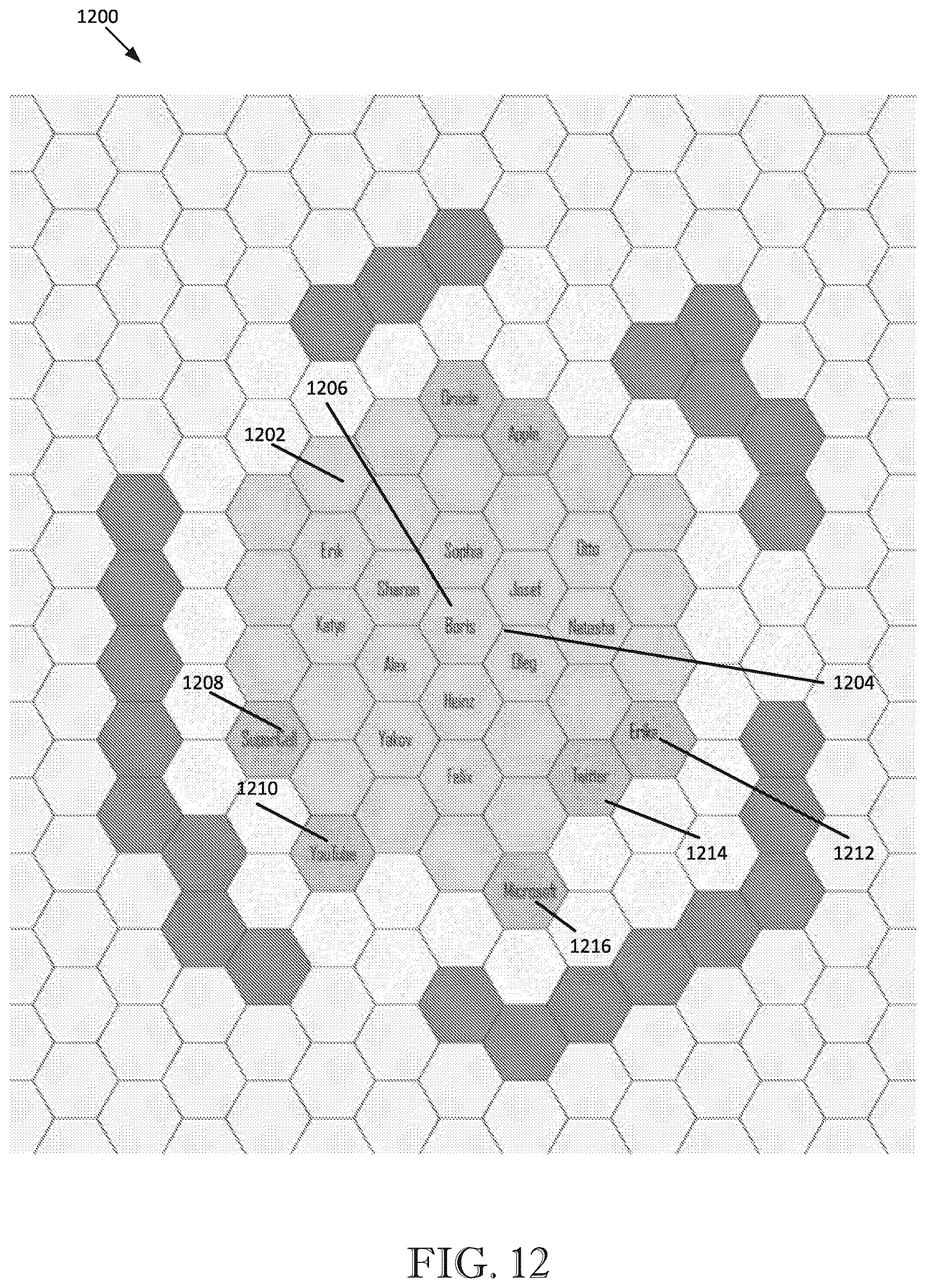 Patent US12511802 Figure 12 – Functional junctional mosaic terrains