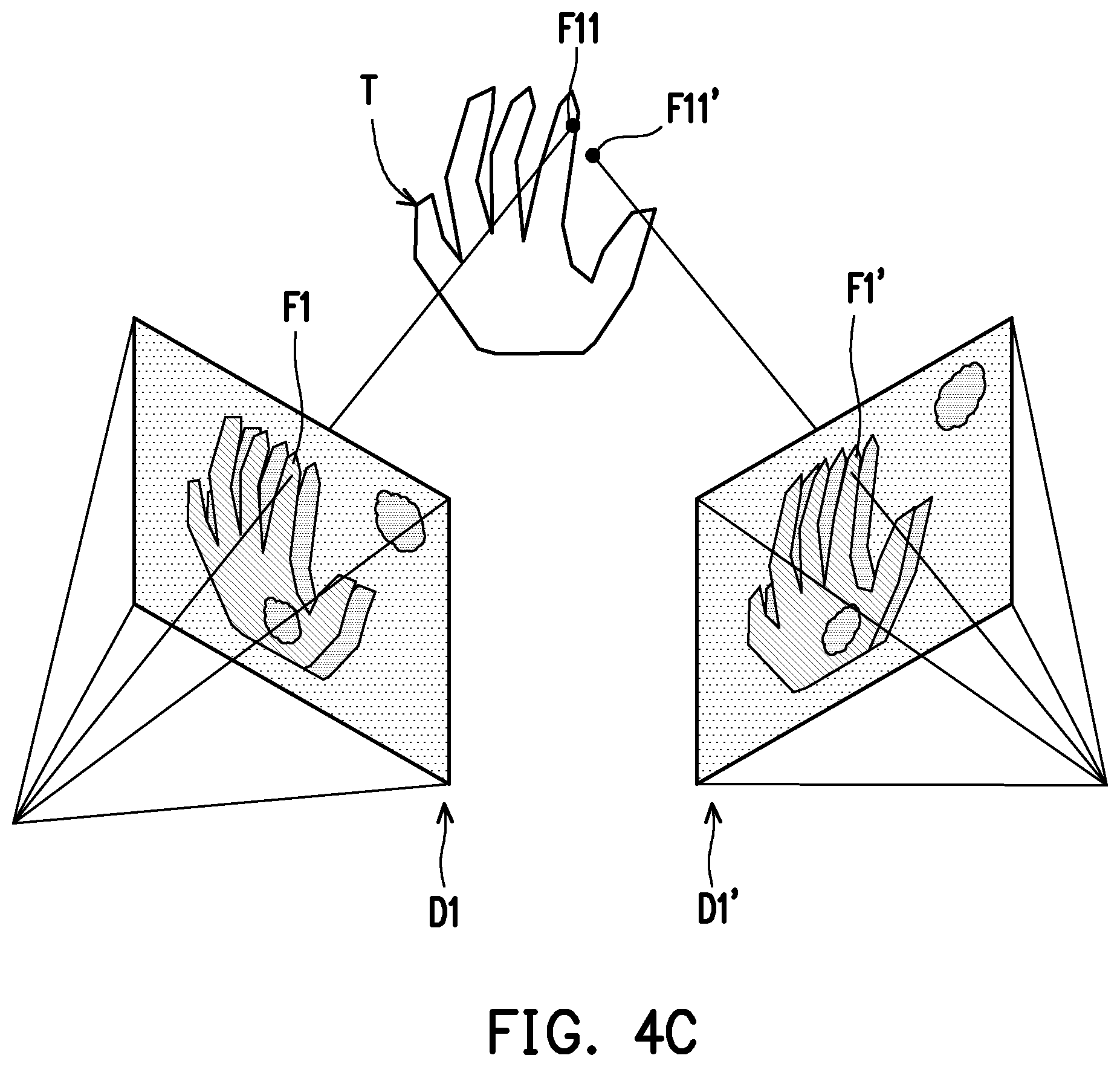 Patent US12511843 Figure 5 – Method for generating pass-through view with better scale and host