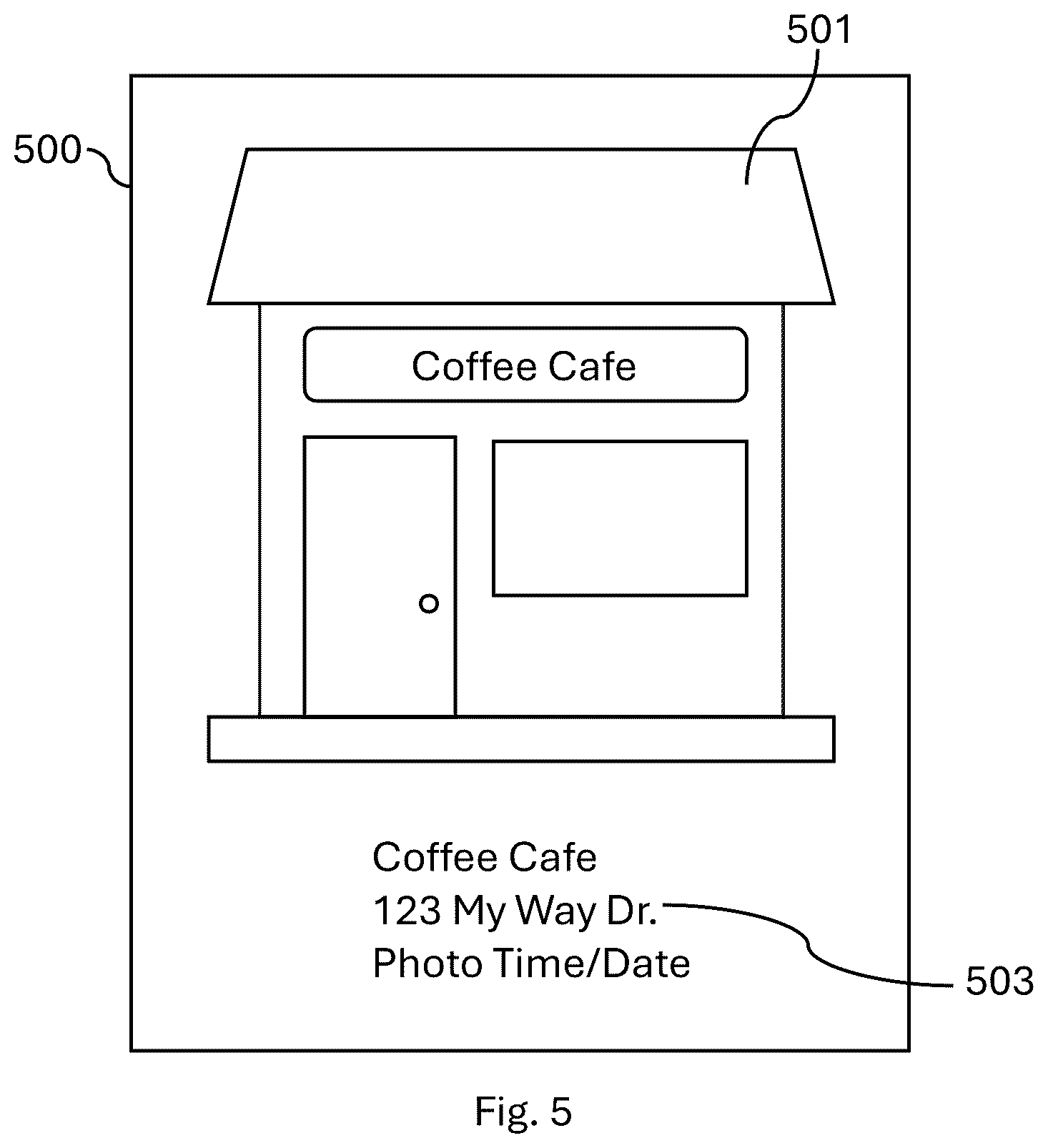 Patent US12511939 Figure 5 – Photograph acquisition and object identification method and apparatus