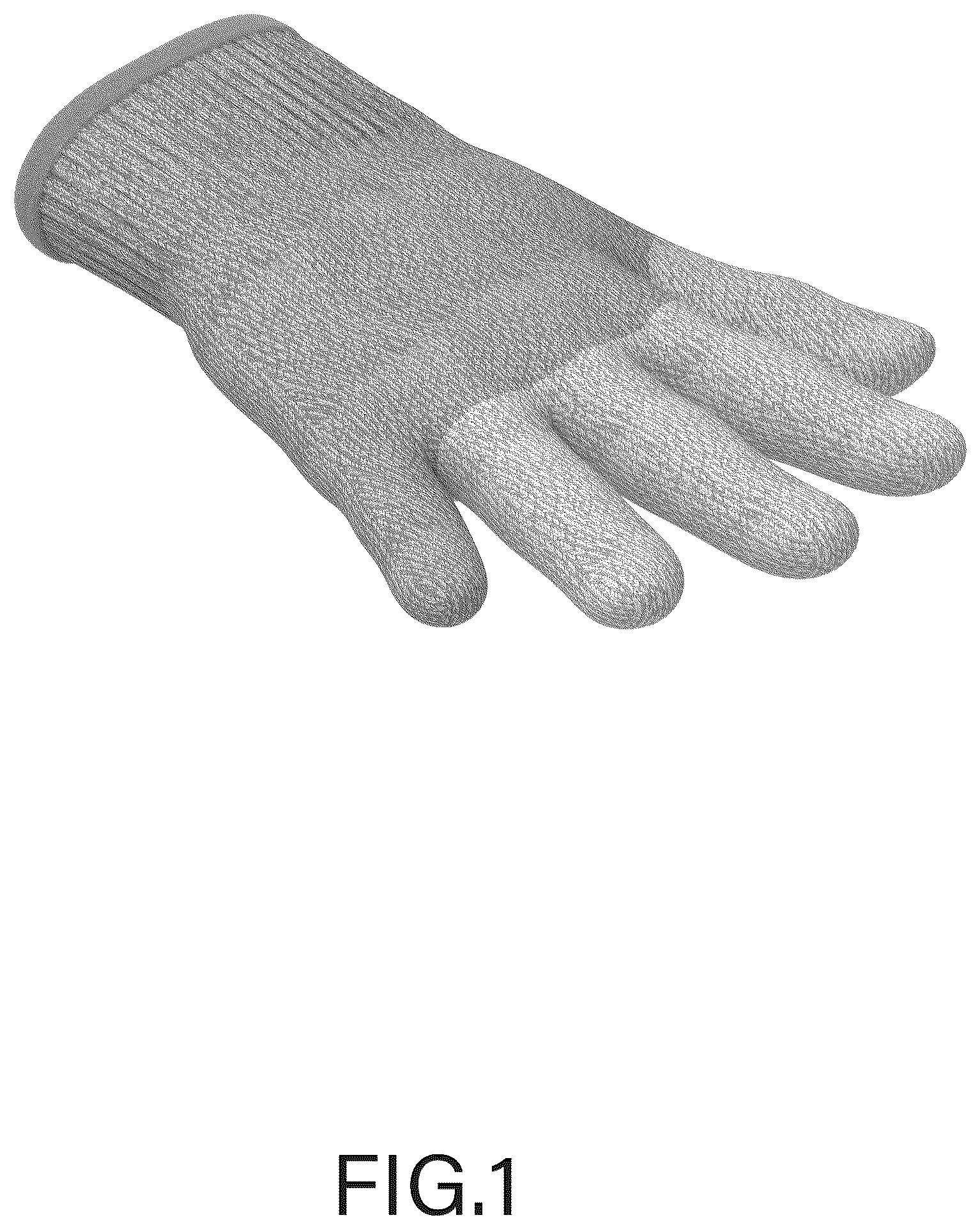 Patent USD1075215 Figure 1 – Glove