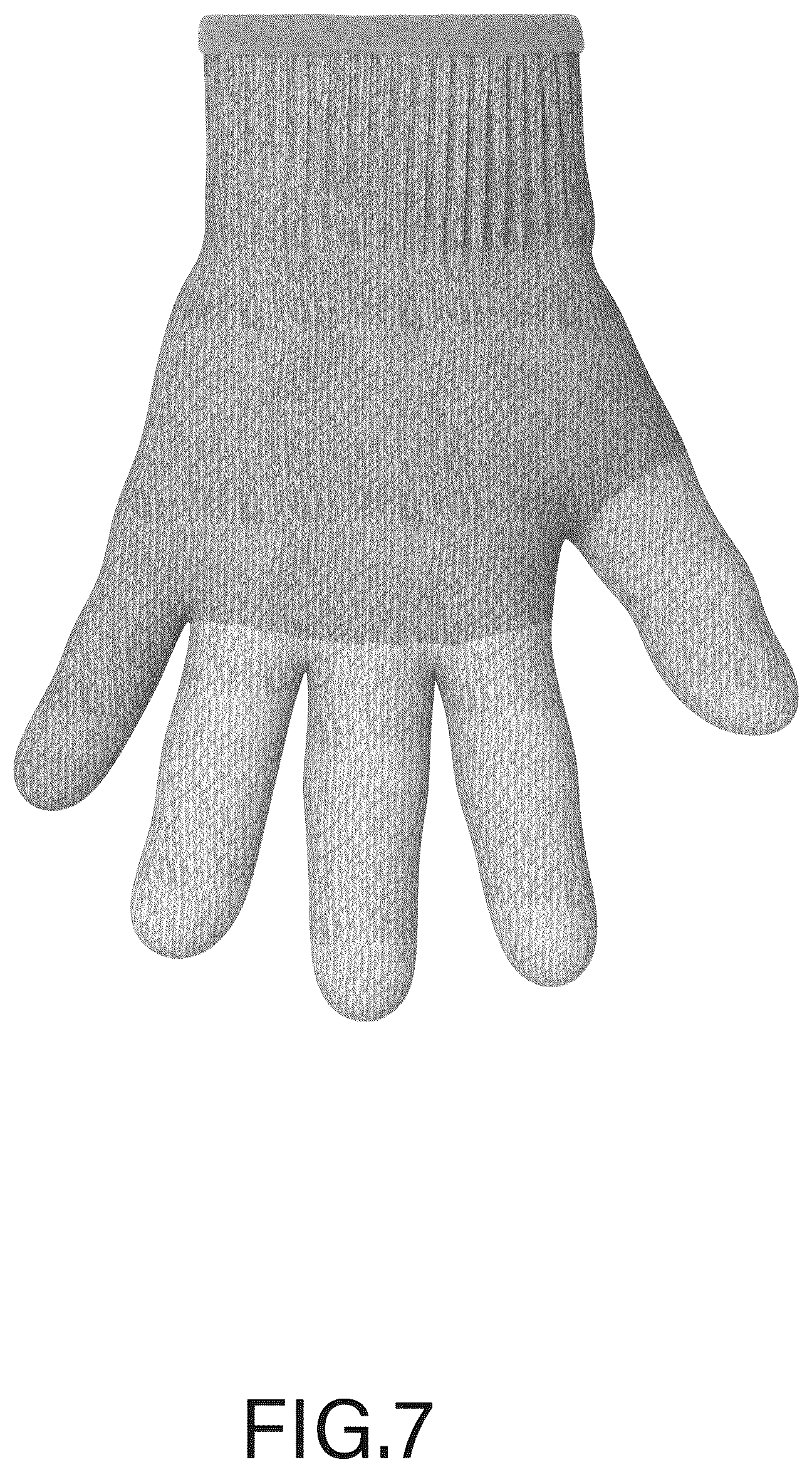 Patent USD1075215 Figure 7 – Glove