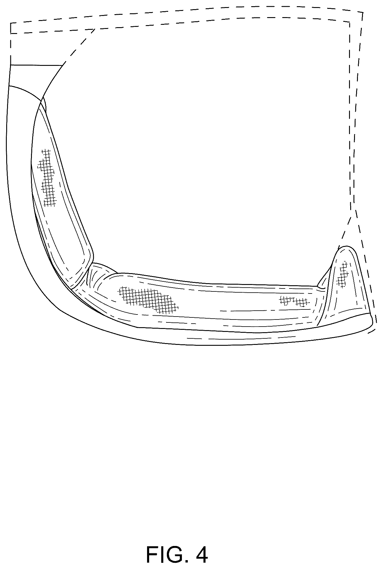 Patent USD1075217 Figure 4 – Garment with body shape enhancing apparatus