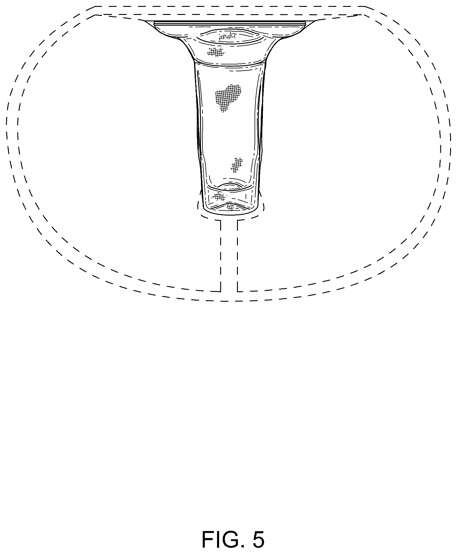 Patent USD1075217 Figure 5 – Garment with body shape enhancing apparatus