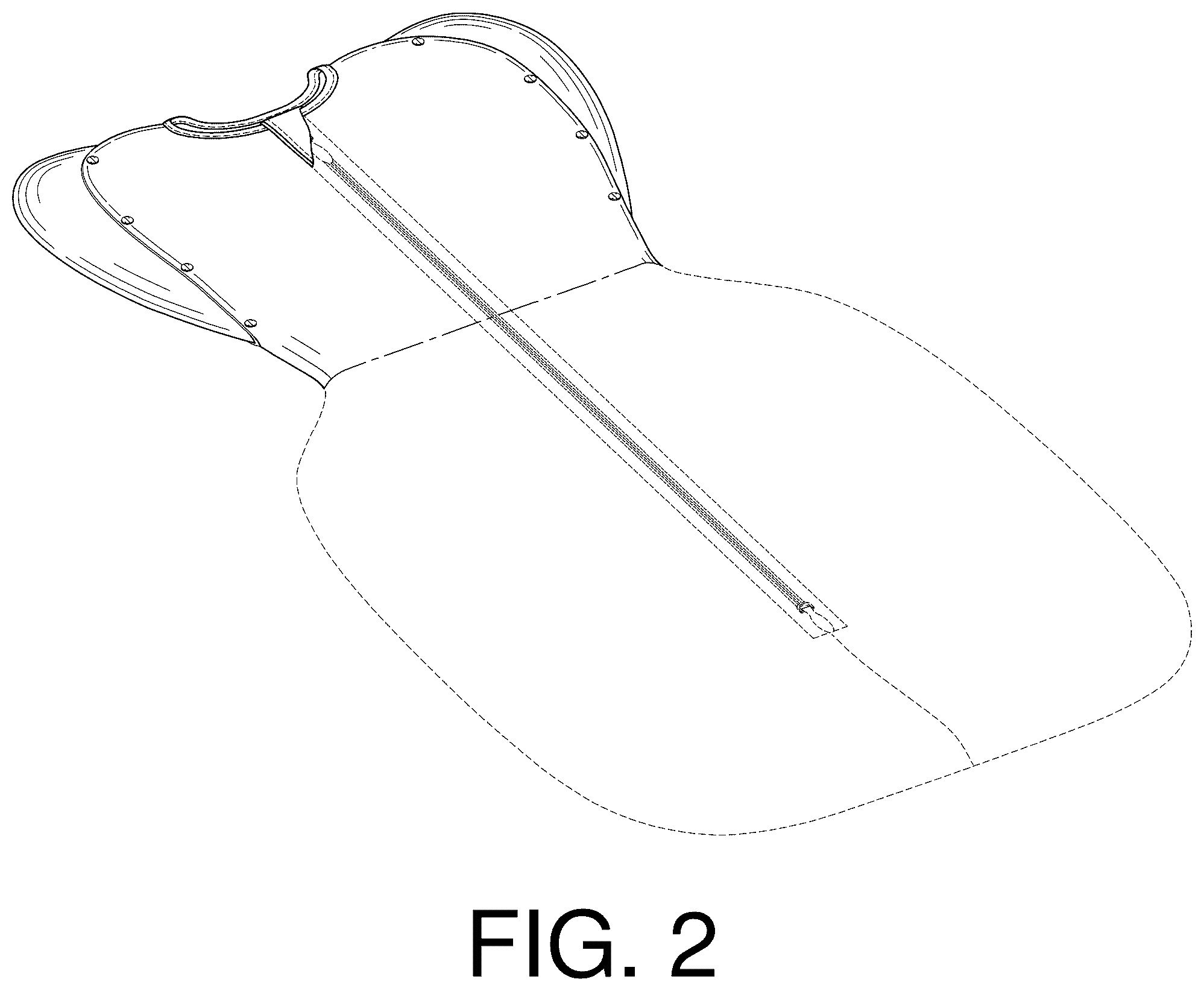 Patent USD1075218 Figure 2 – Convertible swaddle garment