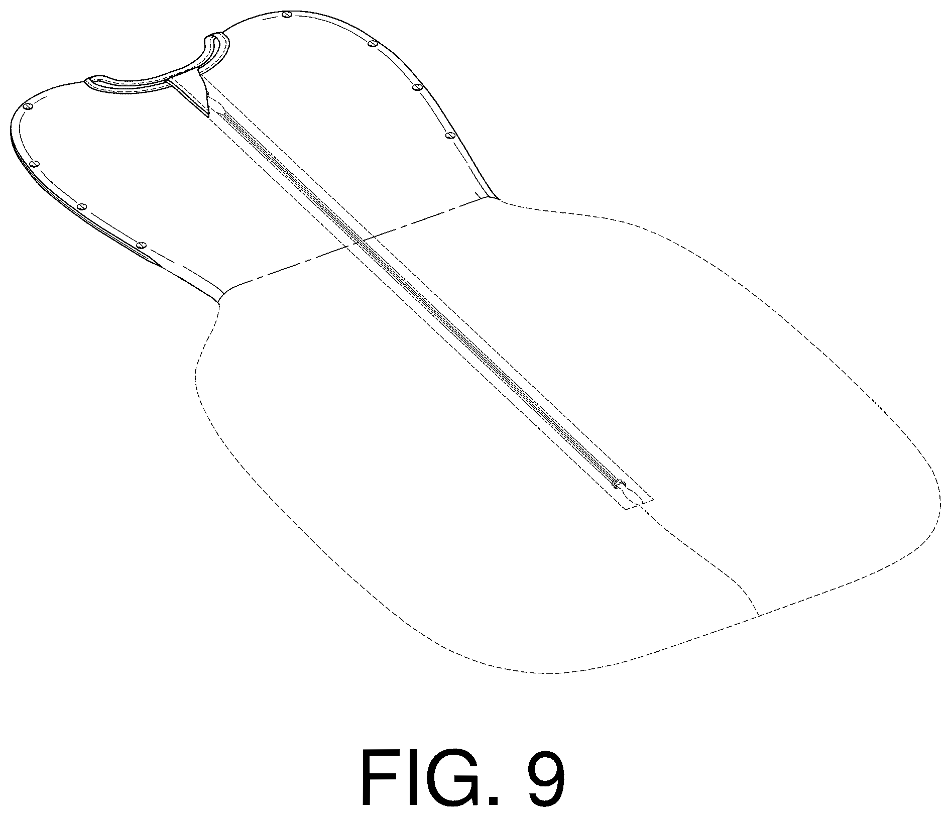 Patent USD1075218 Figure 7 – Convertible swaddle garment