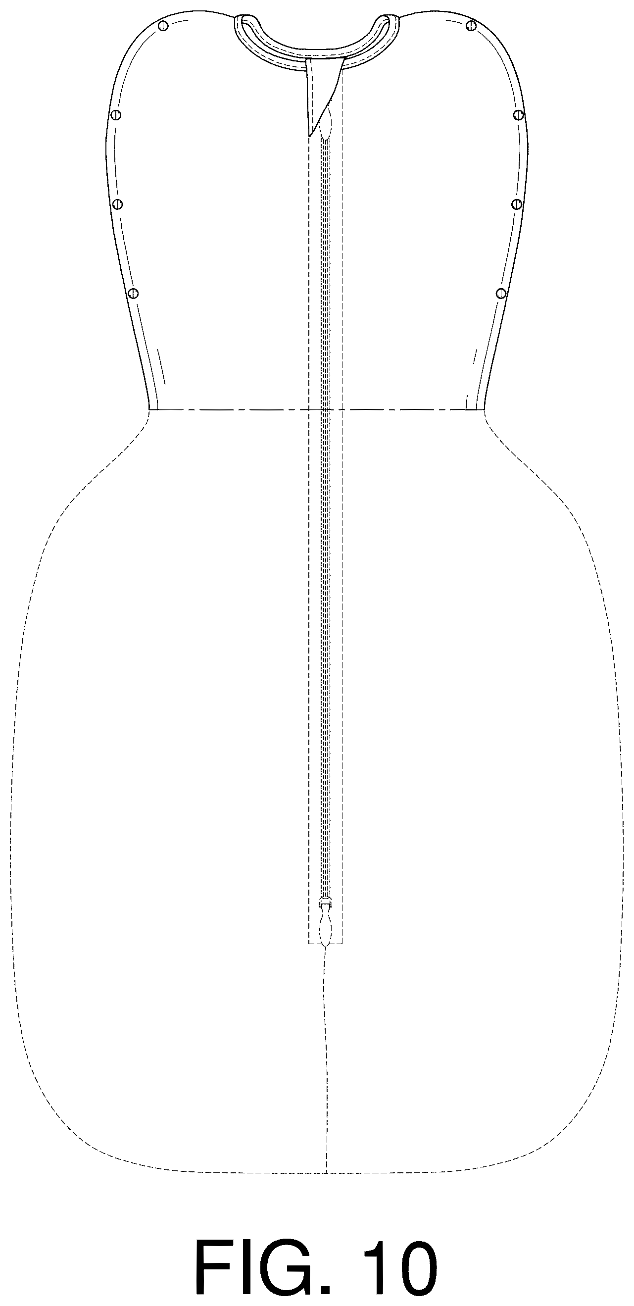 Patent USD1075218 Figure 8 – Convertible swaddle garment