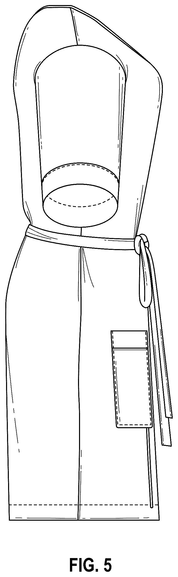 Patent USD1075220 Figure 5 – Multi-strap robe