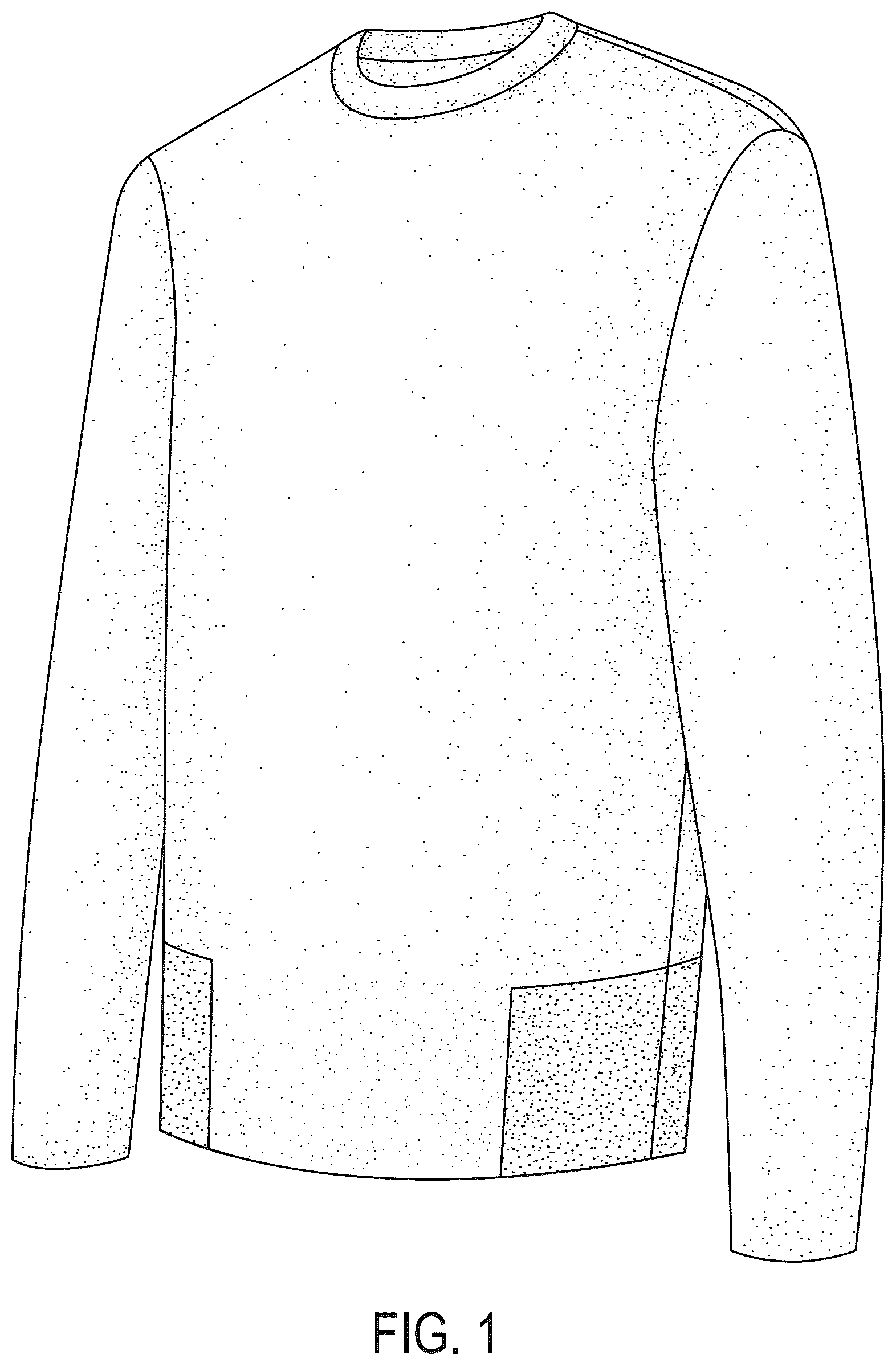Patent USD1075221 Figure 1 – Sports shirt