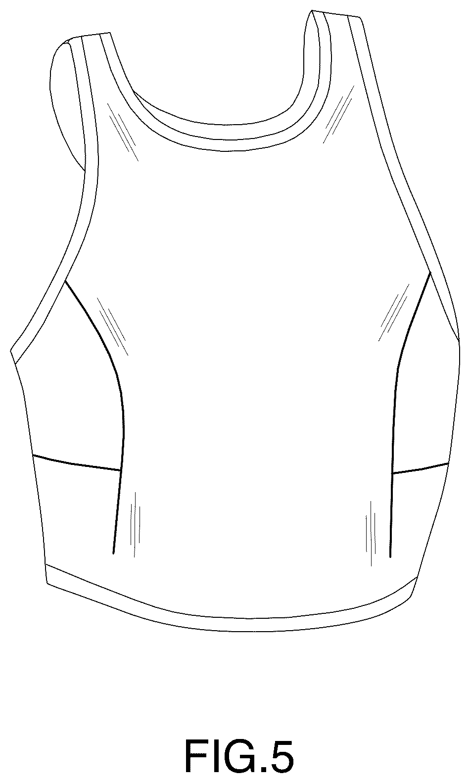 Patent USD1075230 Figure 5 – Garment