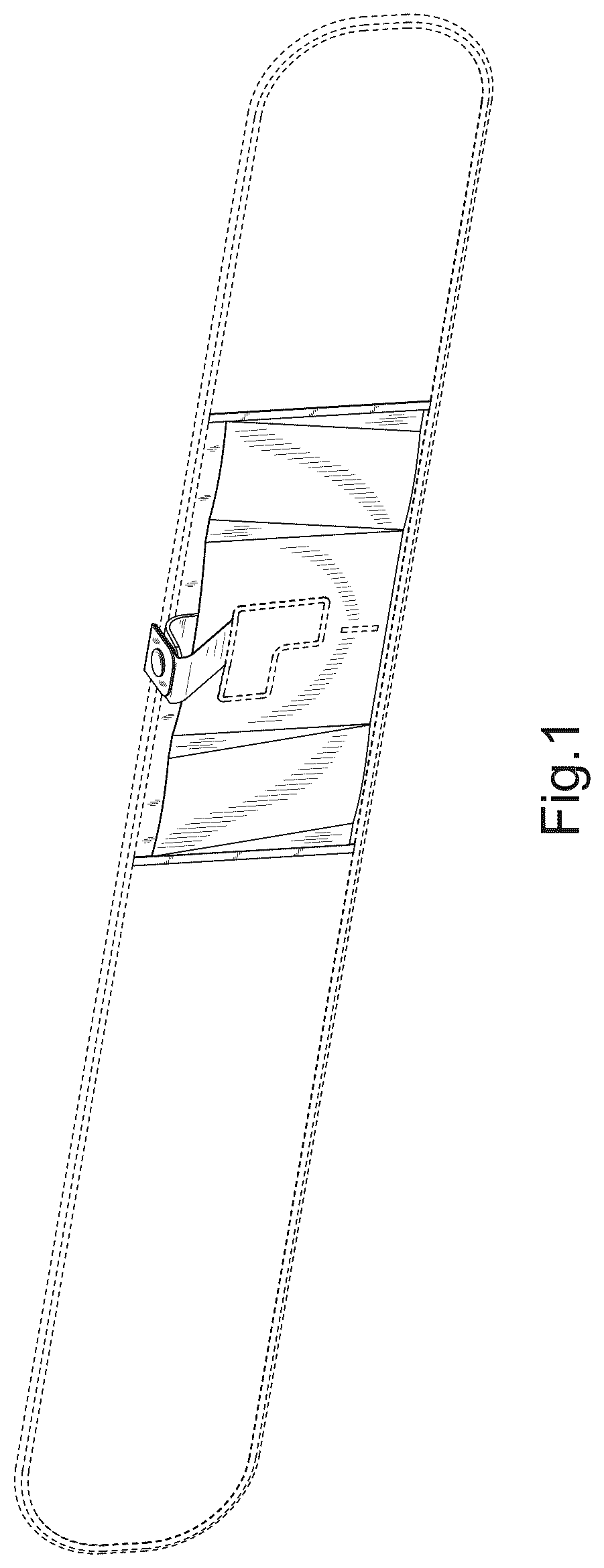 Patent USD1075231 Figure 1 – Band holster