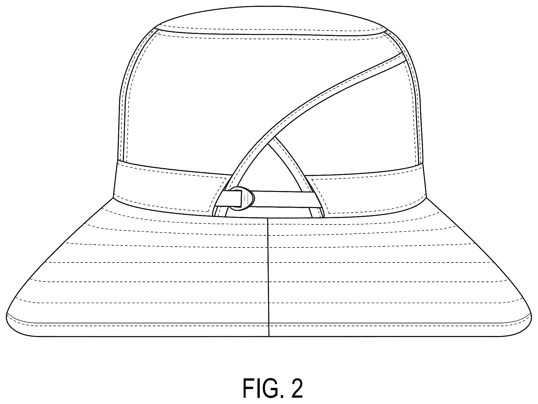 Patent USD1075232 Figure 2 – Headwear
