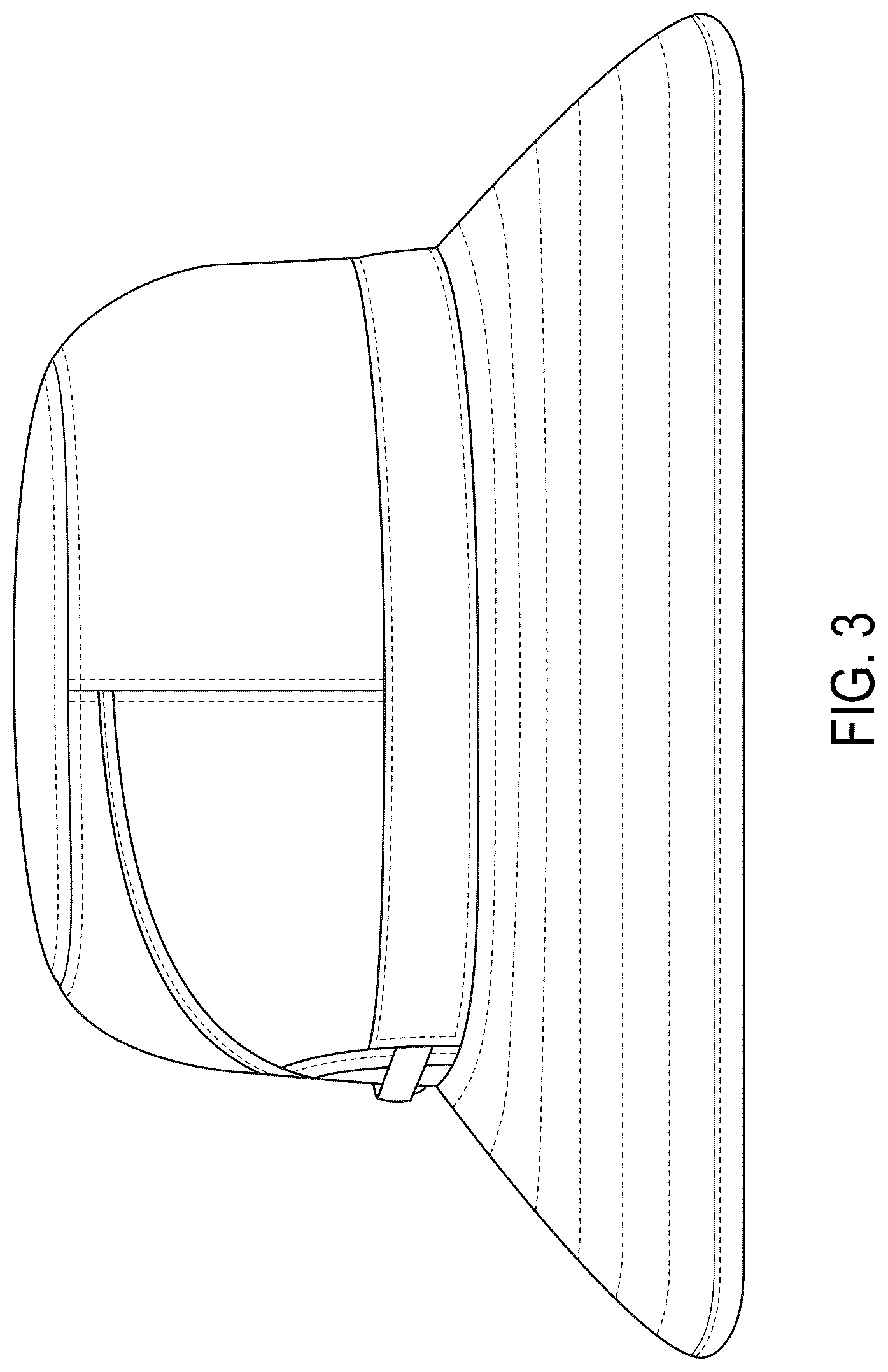 Patent USD1075232 Figure 3 – Headwear