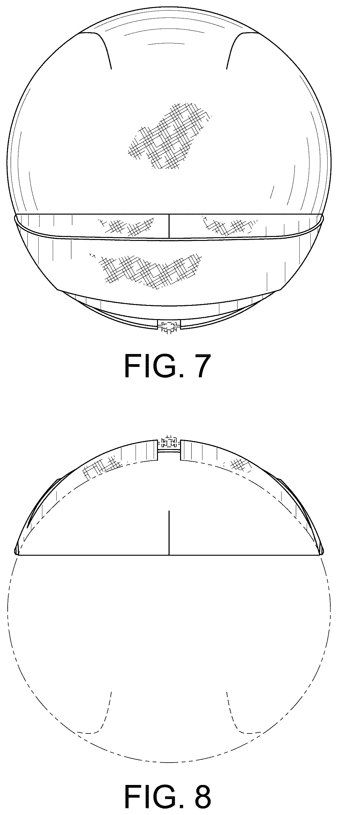 Patent USD1075233 Figure 7 – Hood with brim for a garment