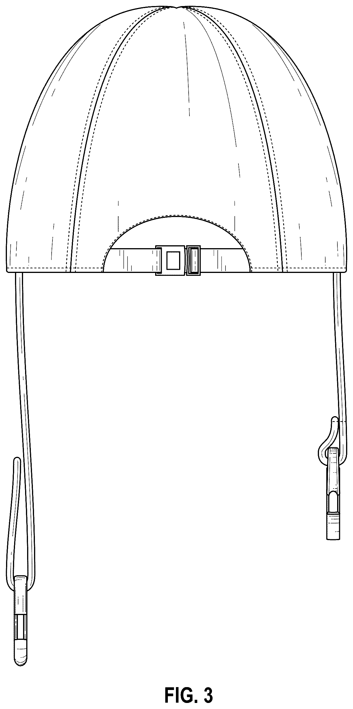 Patent USD1075234 Figure 3 – Reversible sun hat