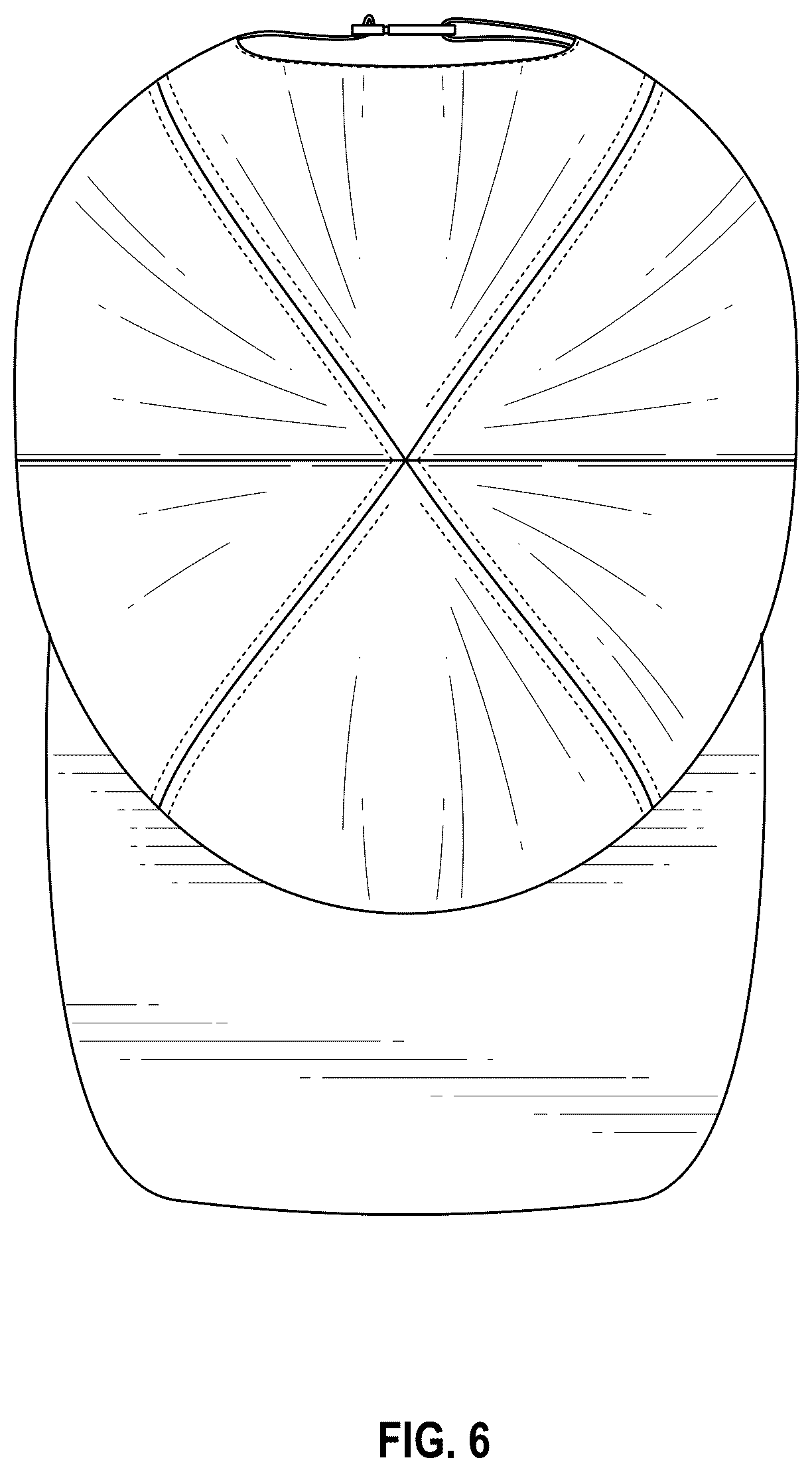 Patent USD1075234 Figure 6 – Reversible sun hat