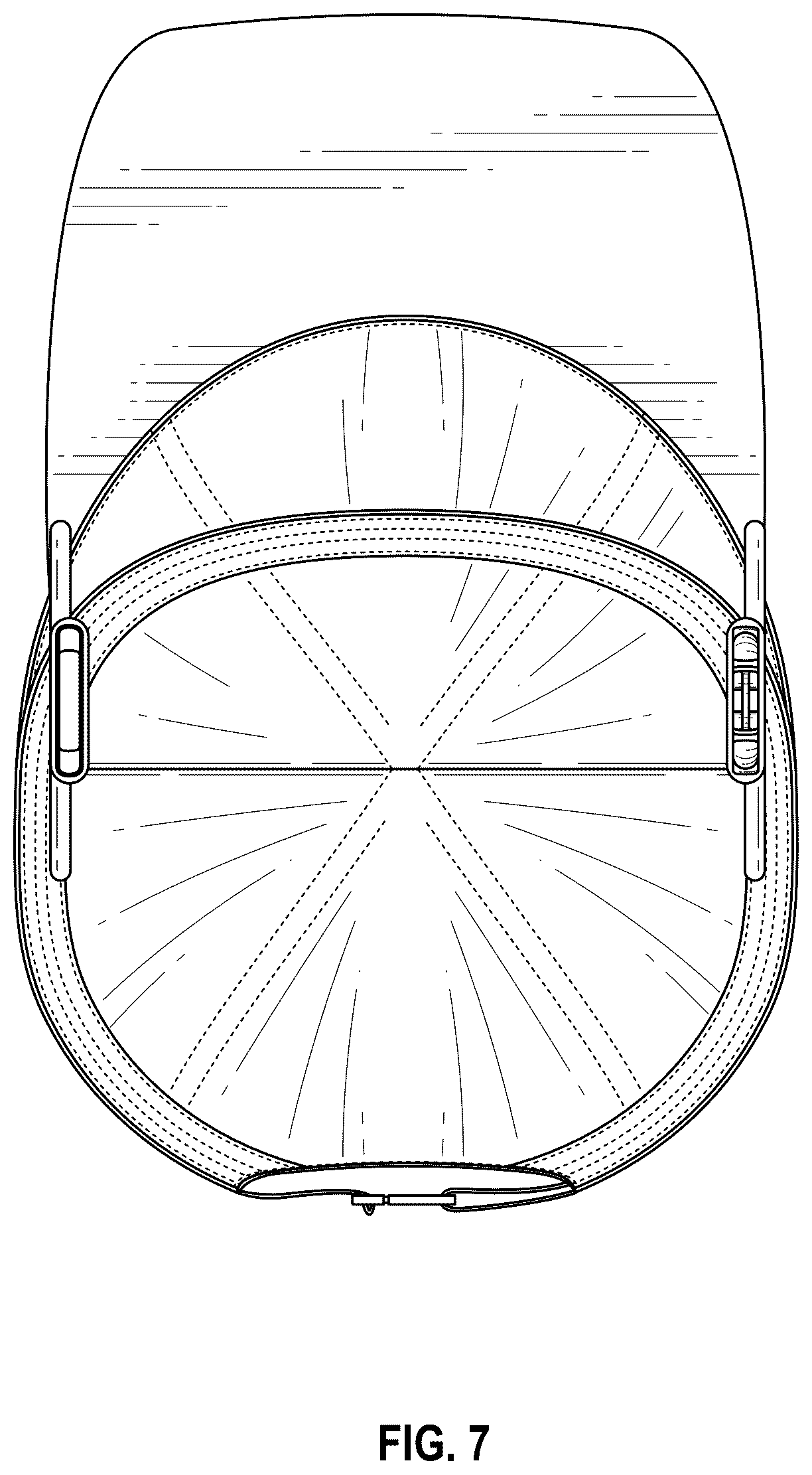 Patent USD1075234 Figure 7 – Reversible sun hat