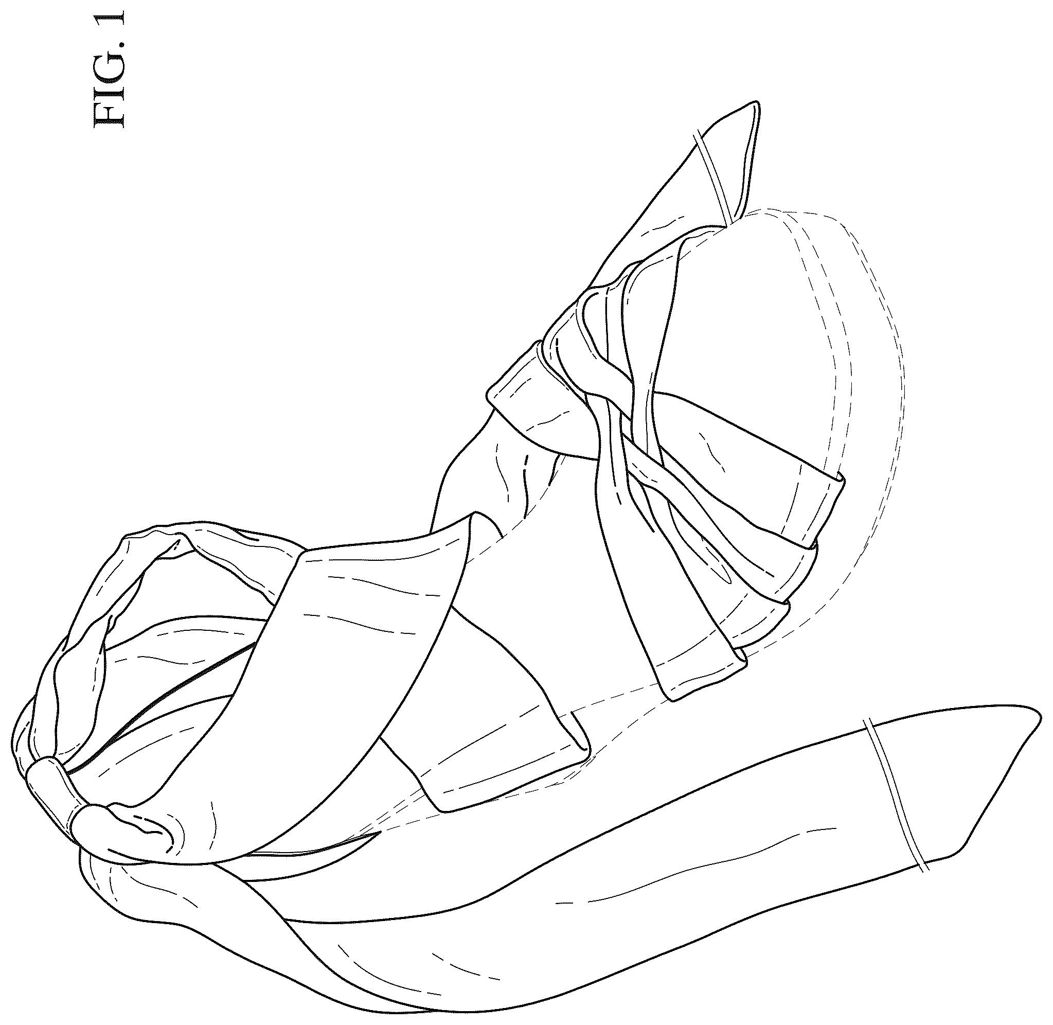 Patent USD1075239 — Sandal upper — Figure 1