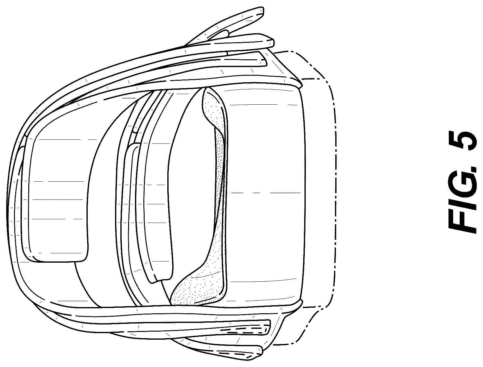Patent USD1075241 Figure 5 – Shoe