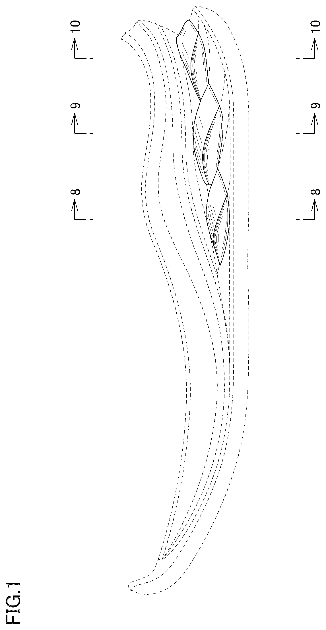 Patent USD1075245 — Shoe sole — Figure 1