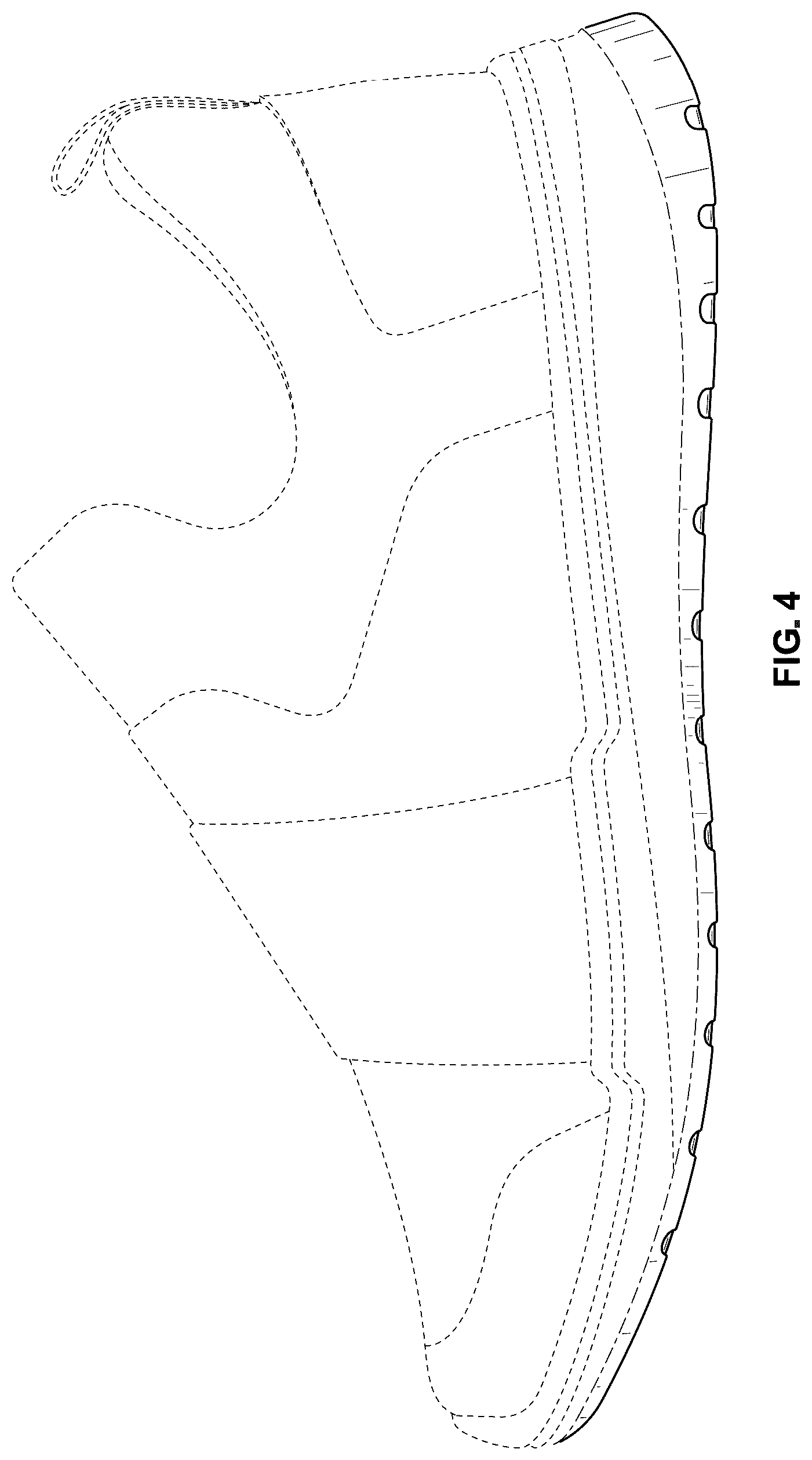 Patent USD1075250 Figure 4 – Footwear