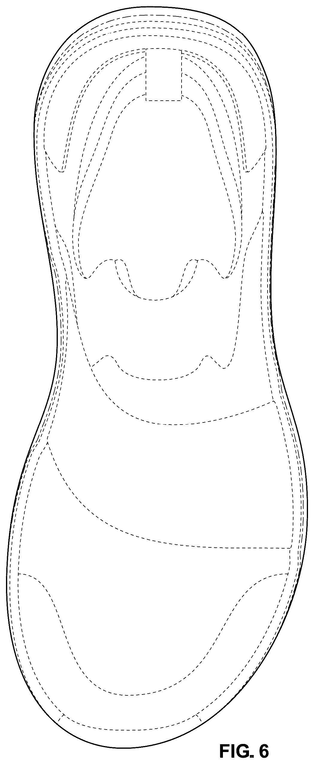Patent USD1075250 Figure 6 – Footwear
