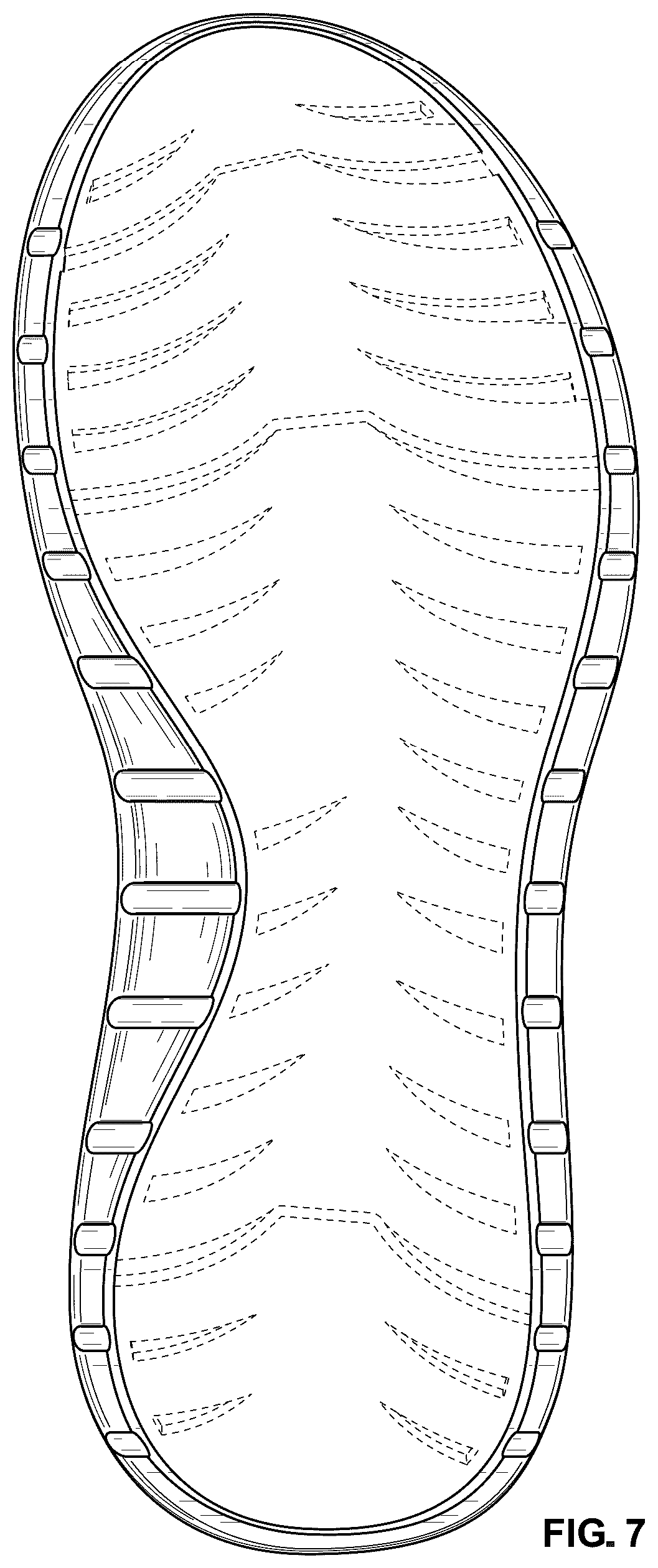 Patent USD1075250 Figure 7 – Footwear