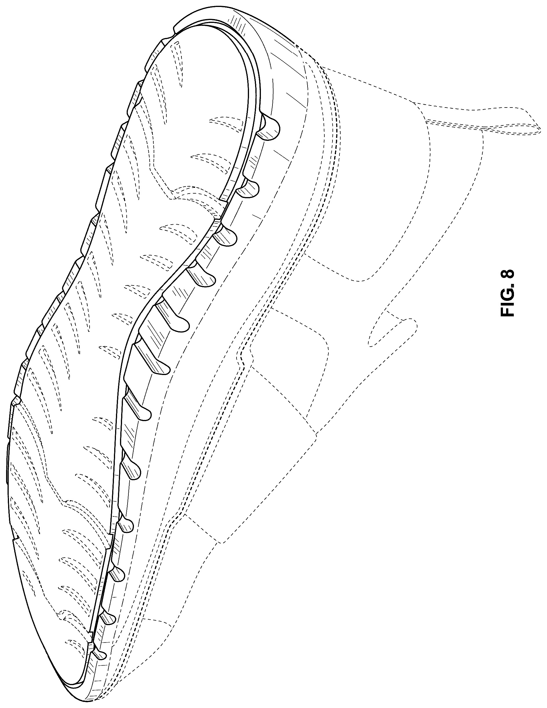 Patent USD1075250 Figure 8 – Footwear